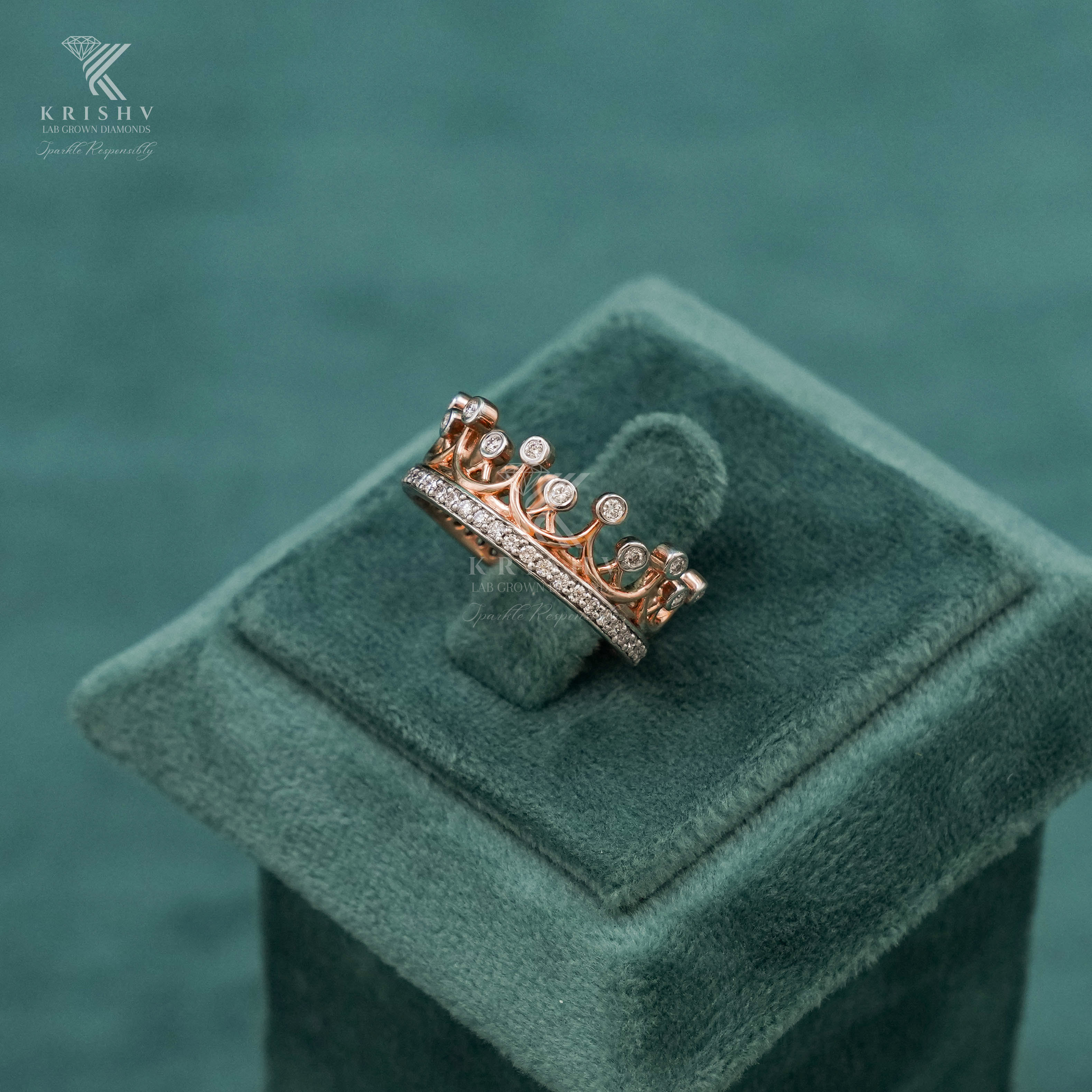 Krishv Lab Grown Diamonds - Diamond Ring