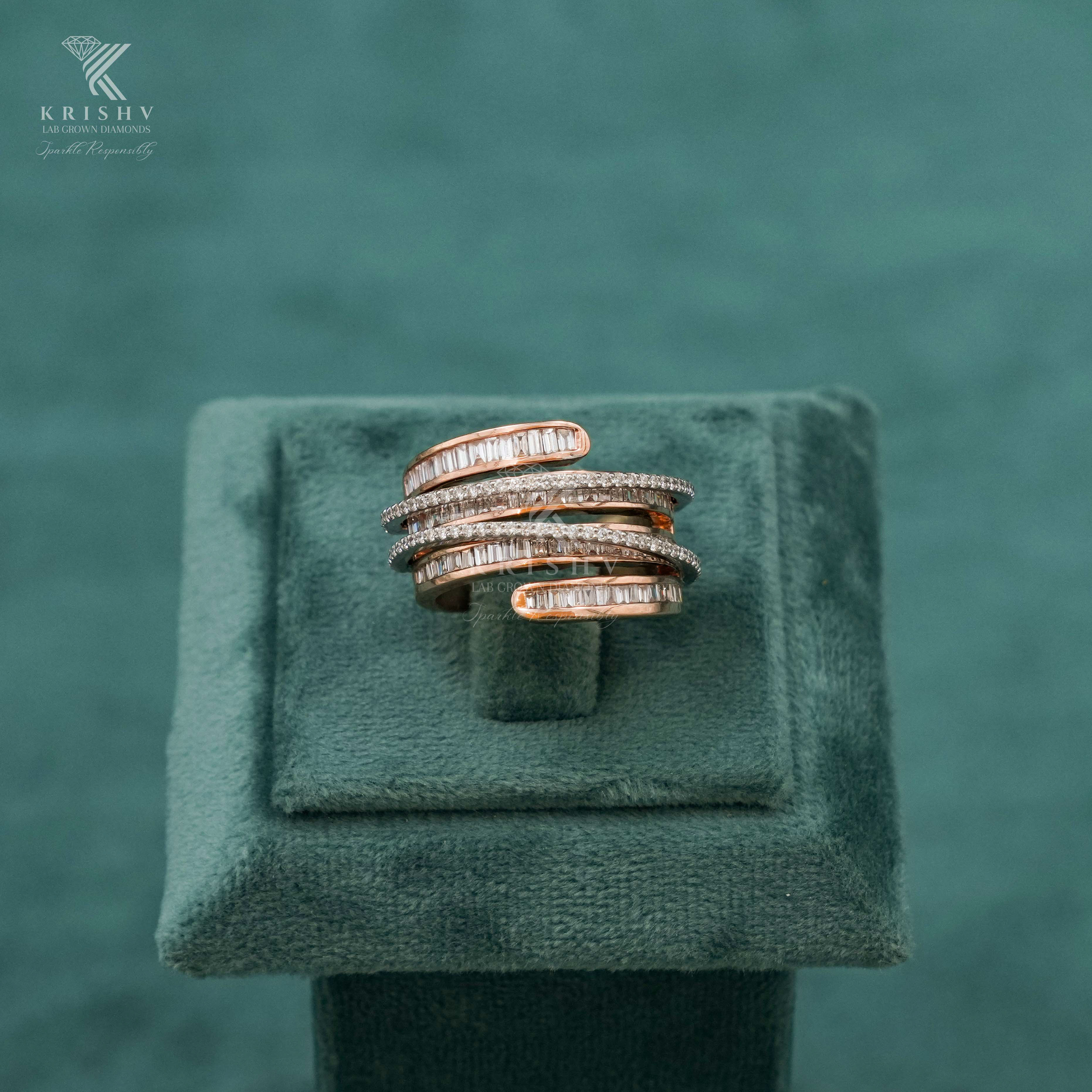 Krishv Lab Grown Diamonds - Diamond Ring