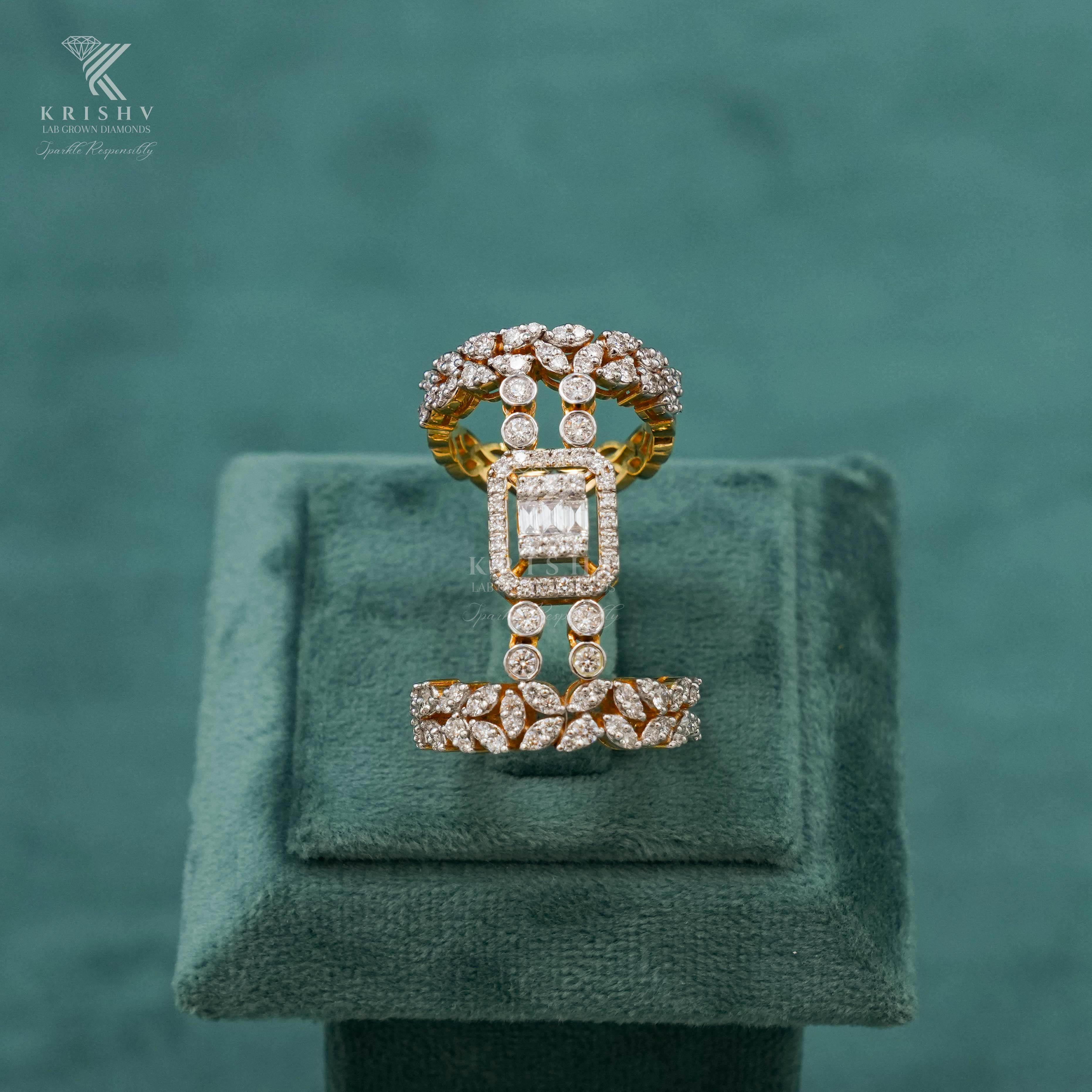 Krishv Lab Grown Diamonds - Diamond Ring