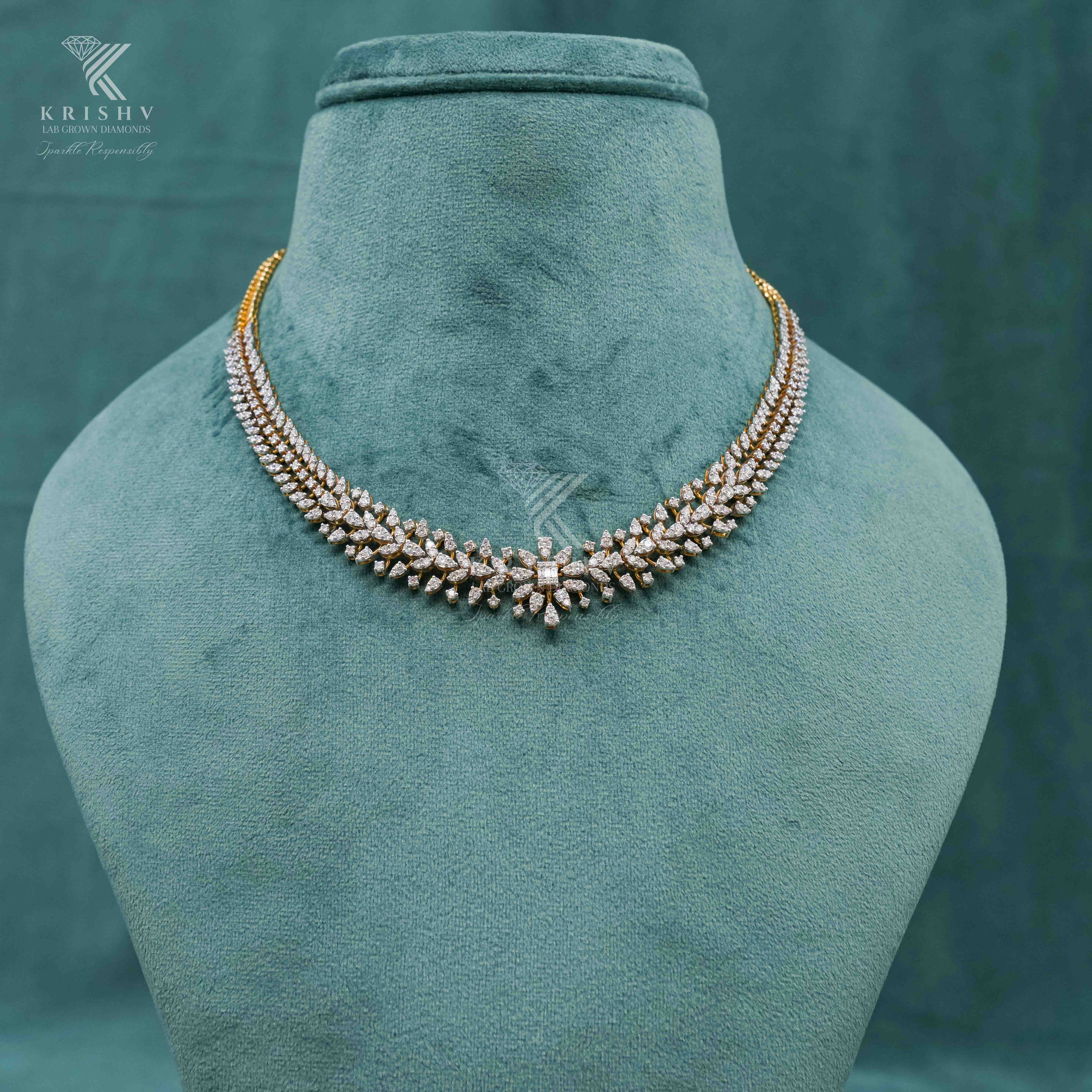 Krishv Lab Grown Diamonds - Diamond Necklace