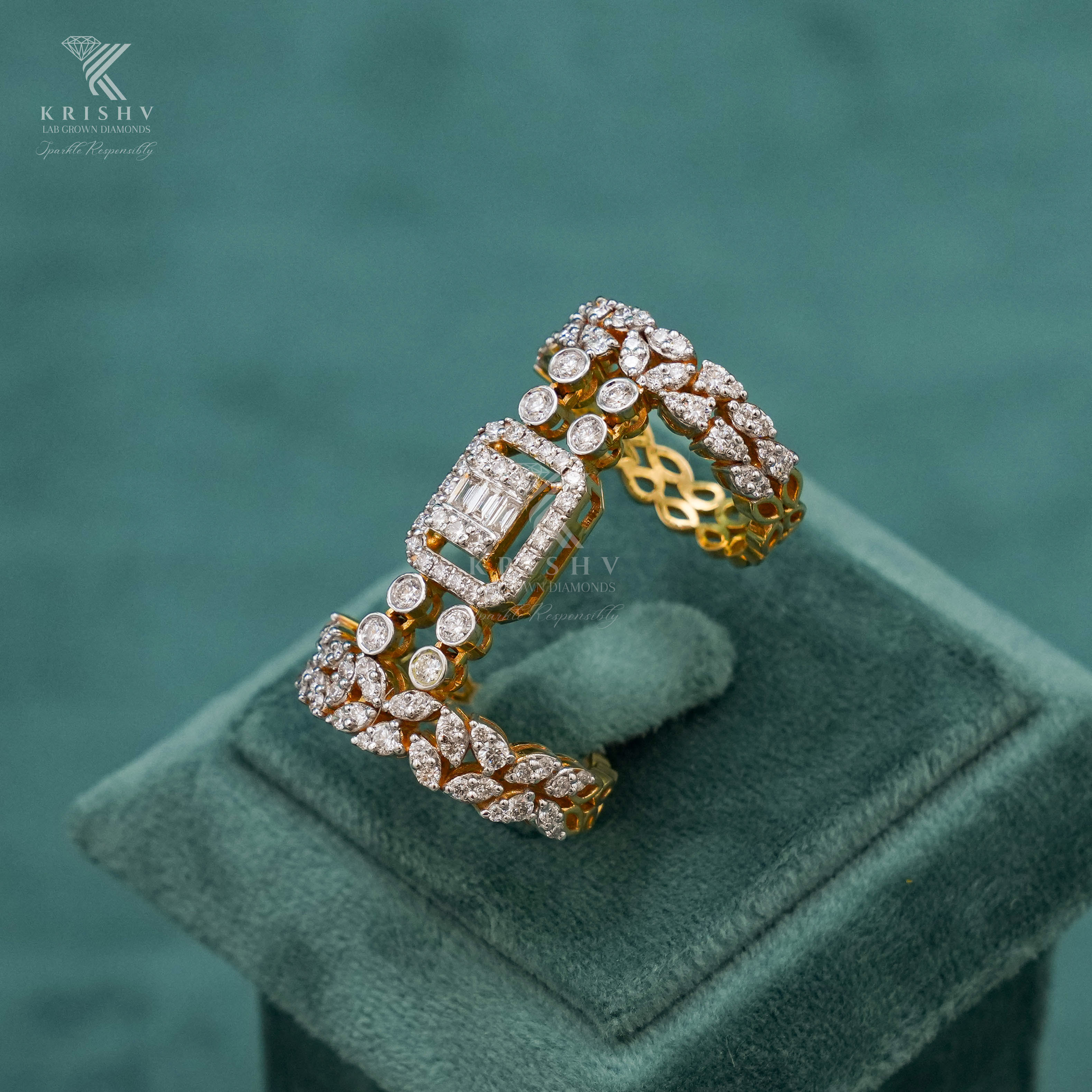 Krishv Lab Grown Diamonds - Diamond Ring