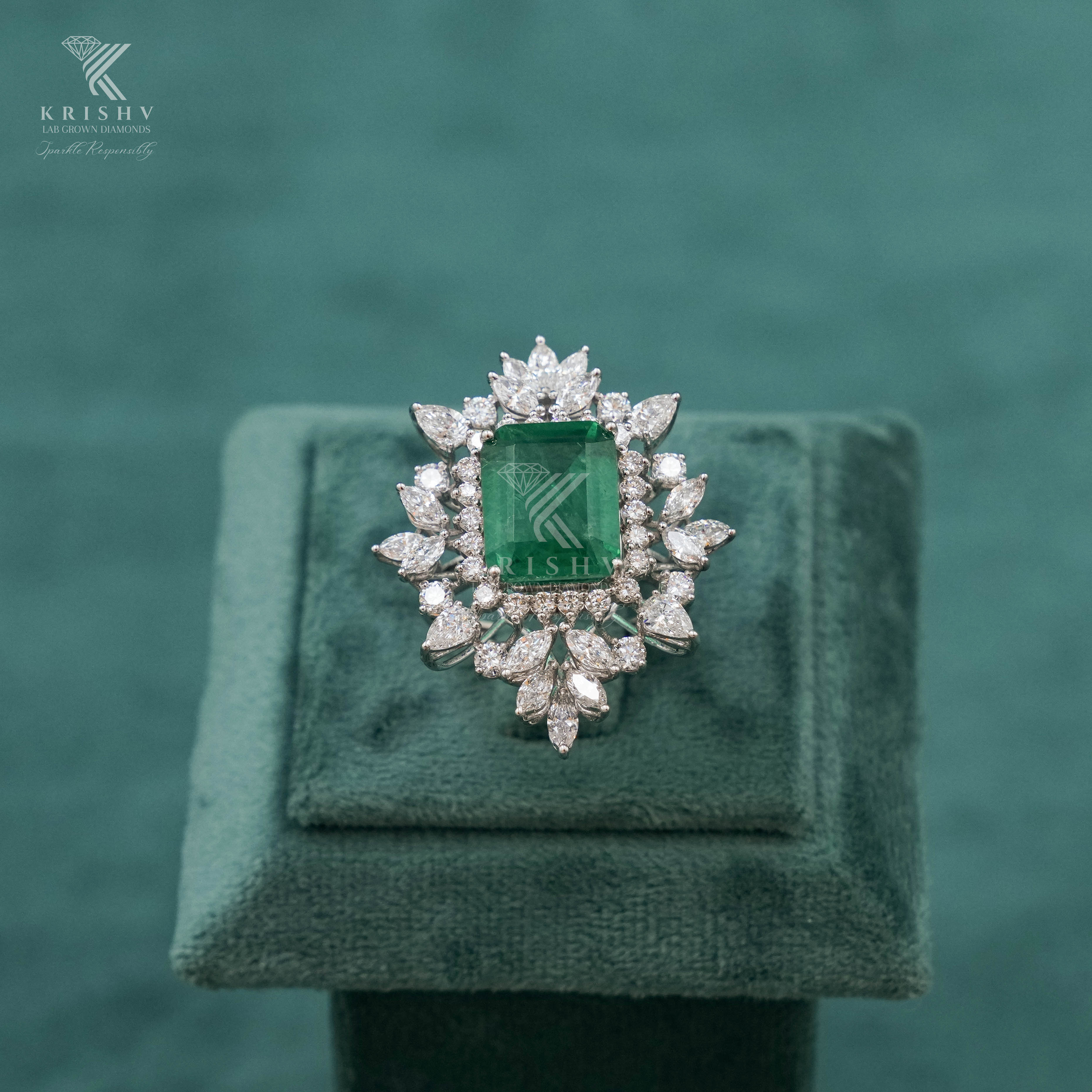 Krishv Lab Grown Diamonds - Diamond Ring