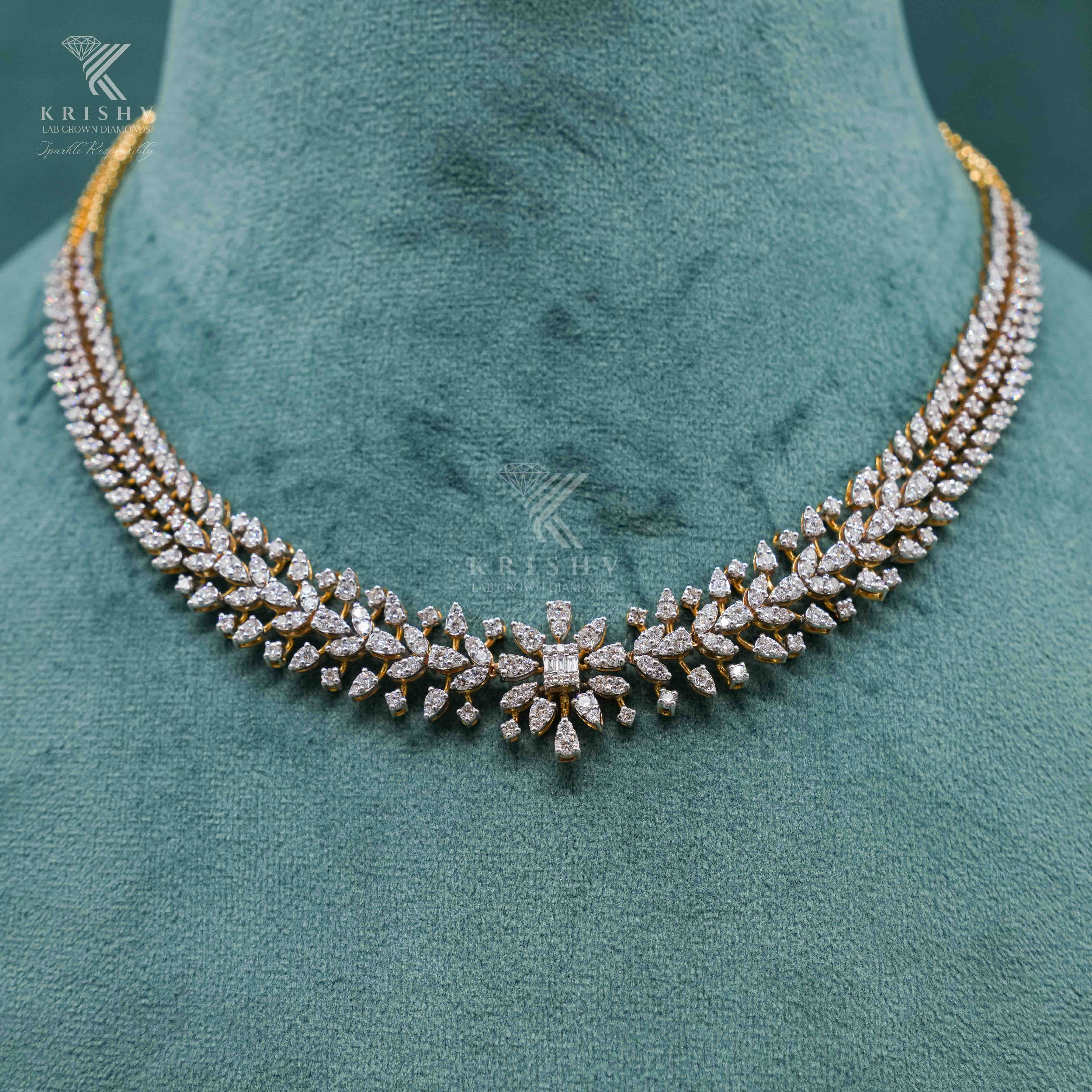 Krishv Lab Grown Diamonds - Diamond Necklace
