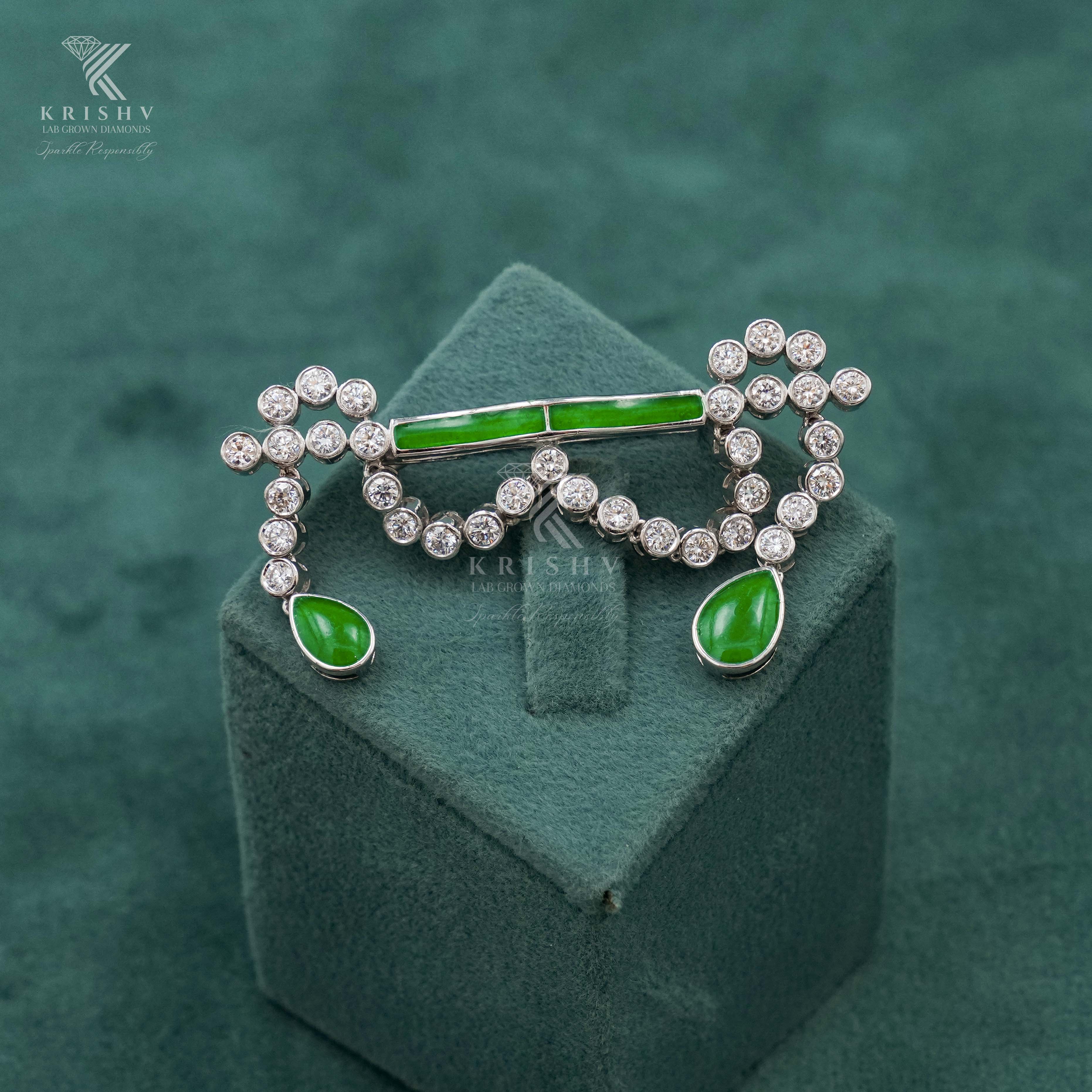 Krishv Lab Grown Diamonds - Diamond Brouches