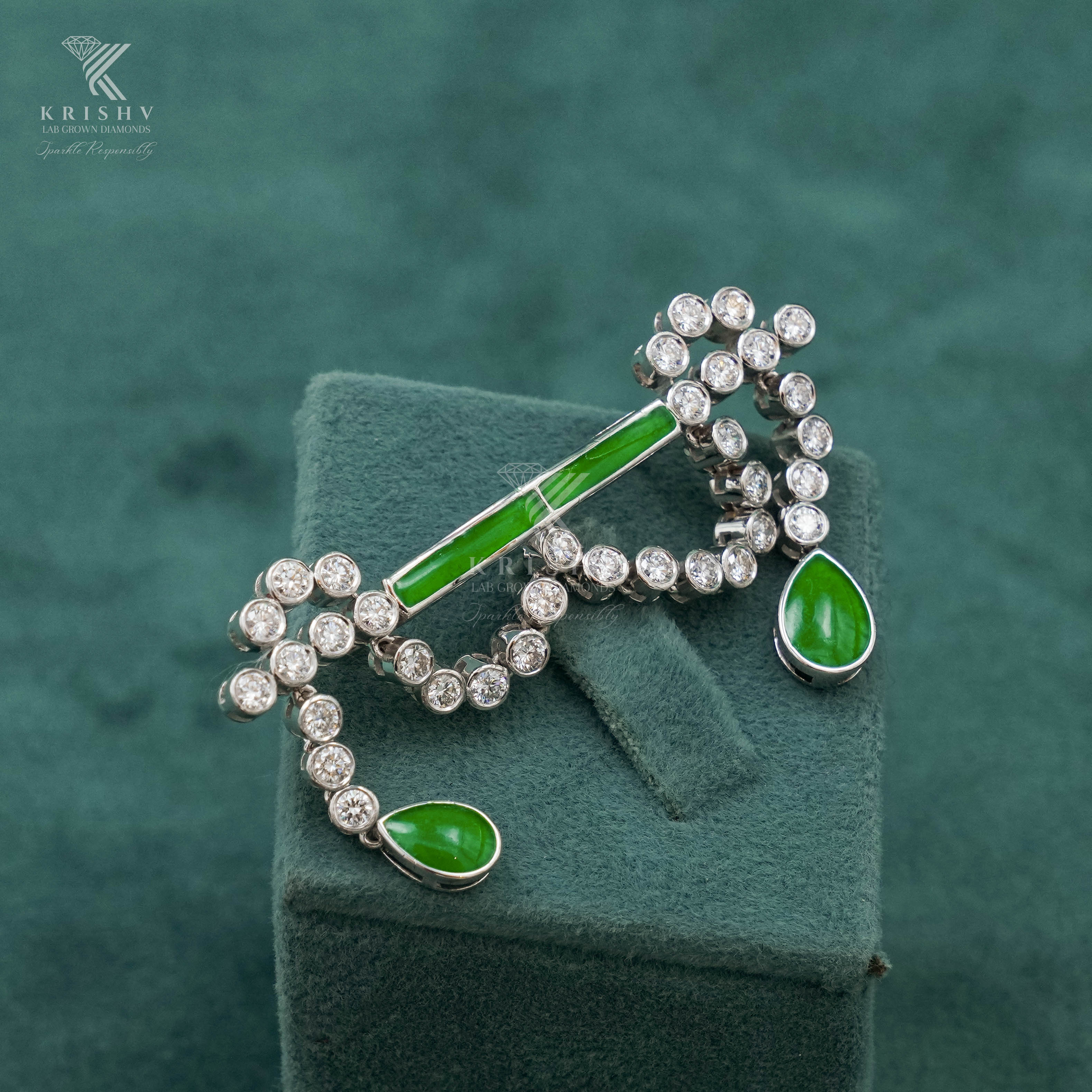 Krishv Lab Grown Diamonds - Diamond Brouches