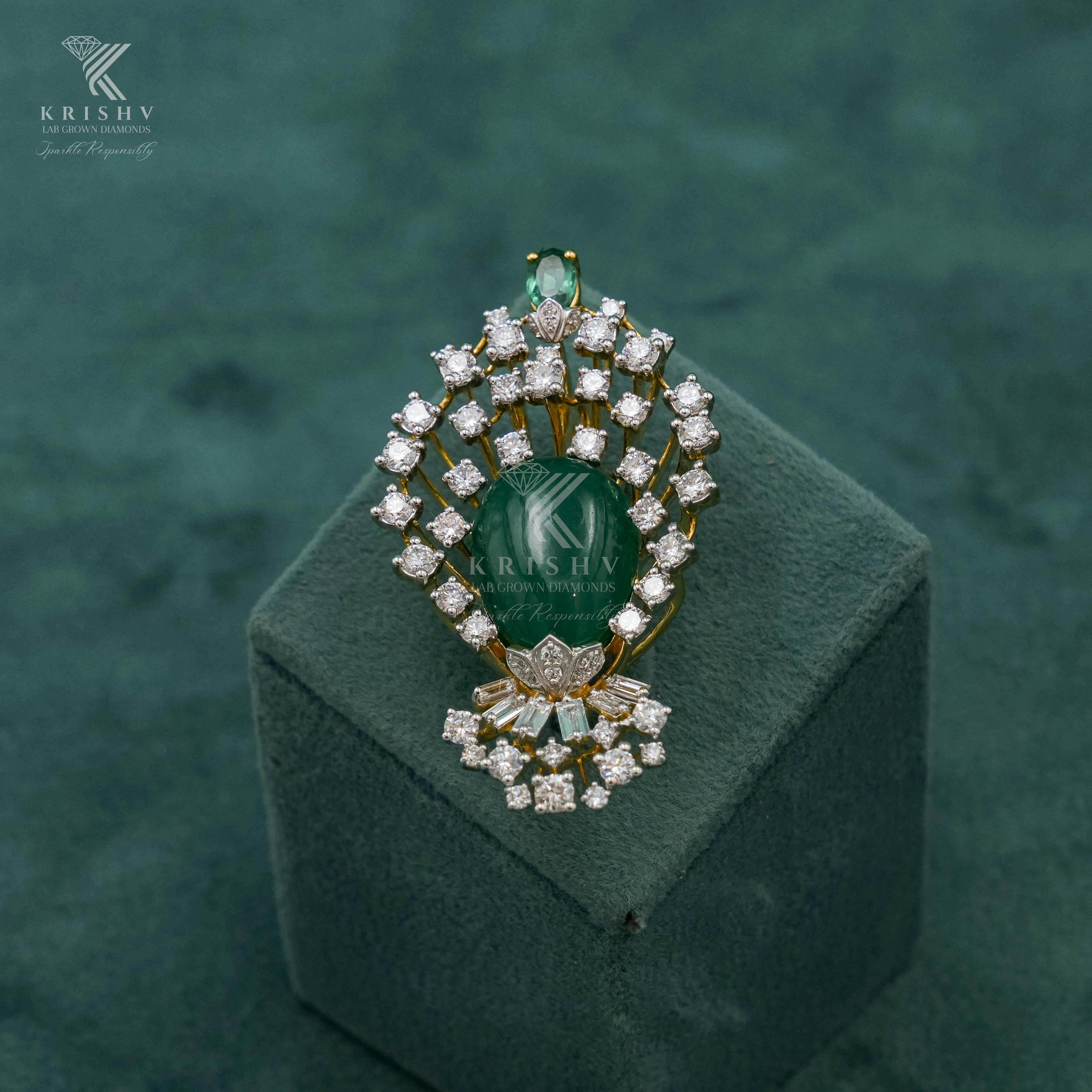 Krishv Lab Grown Diamonds - Diamond Brouches