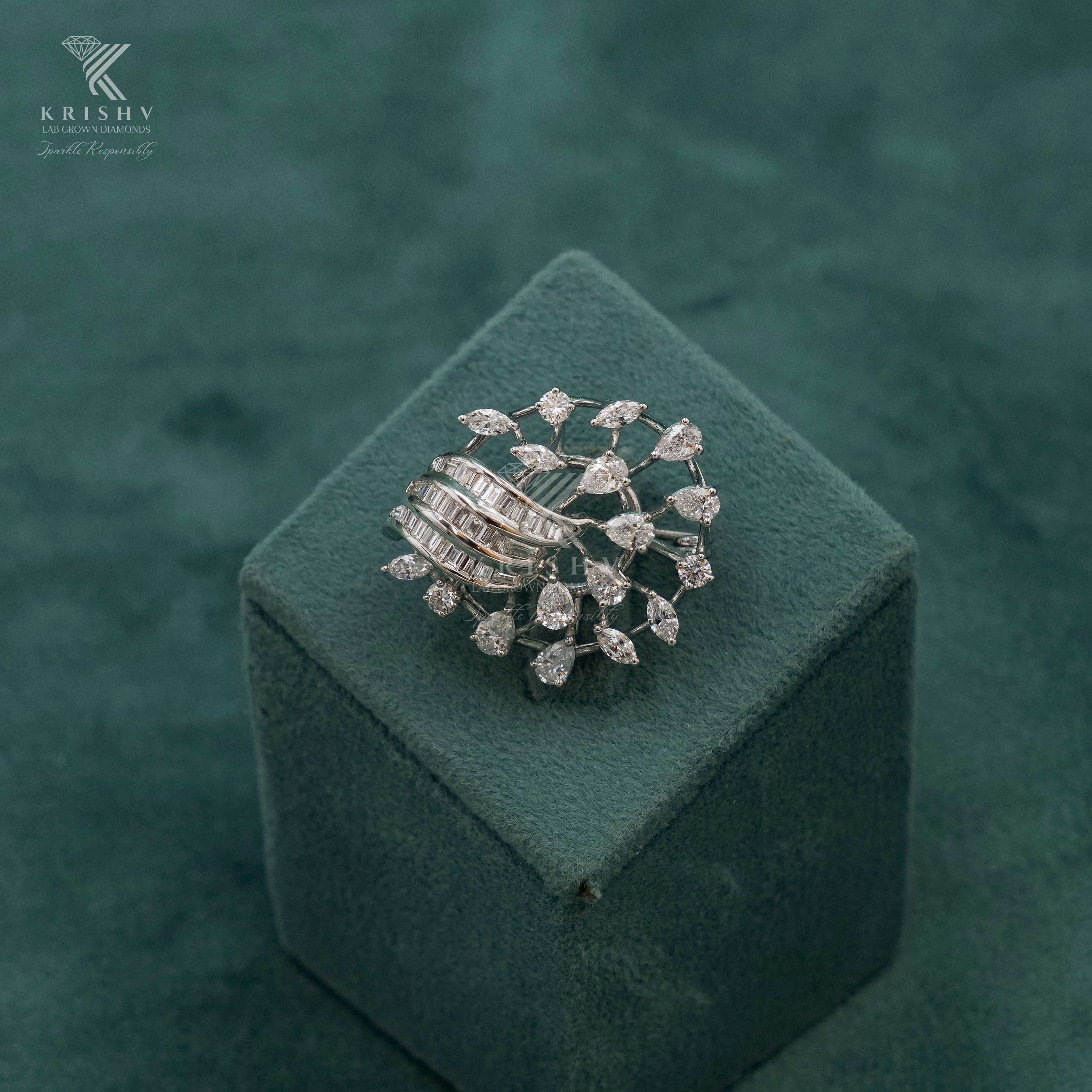 Krishv Lab Grown Diamonds - Diamond Brouches