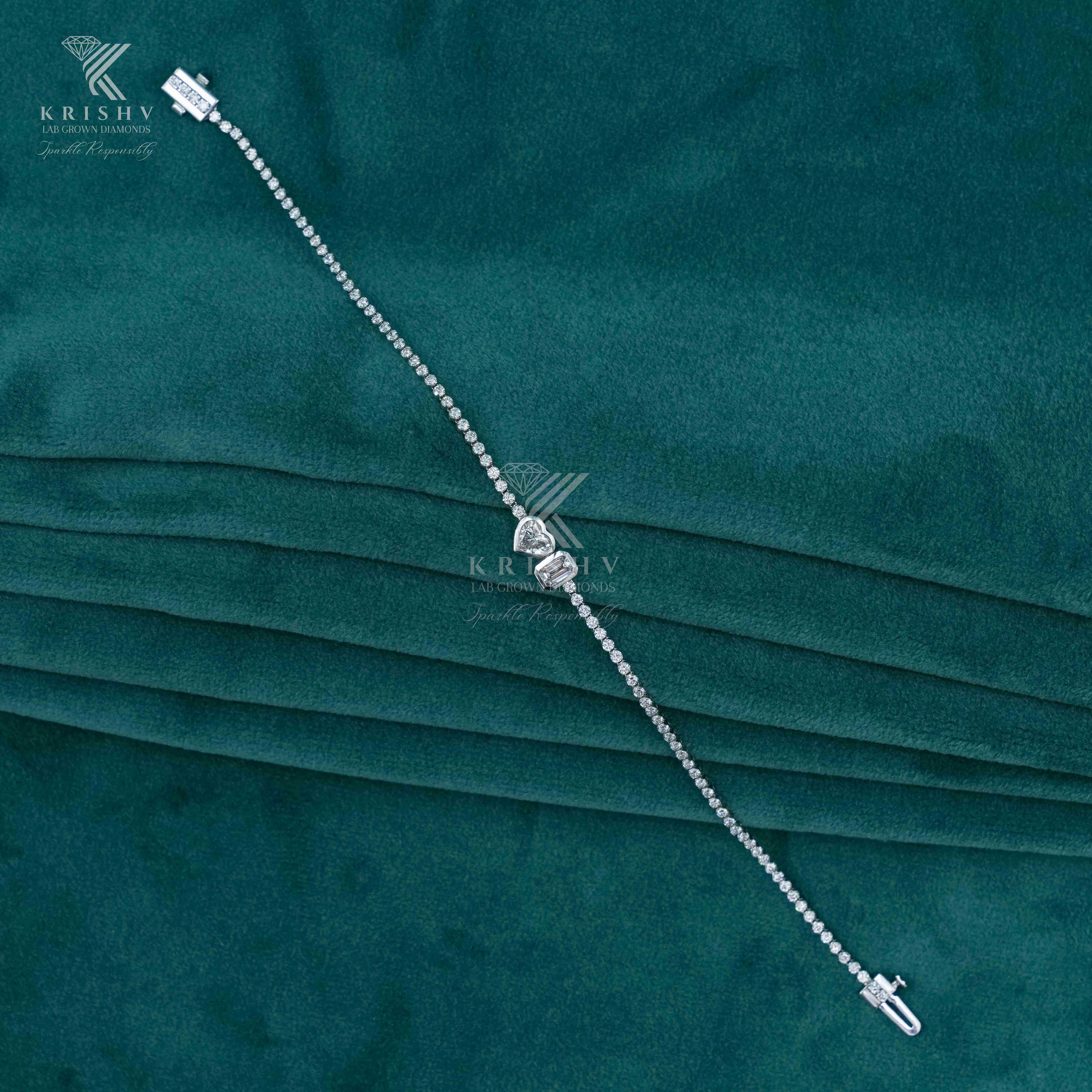Krishv Lab Grown Diamonds - Diamond Bracelets