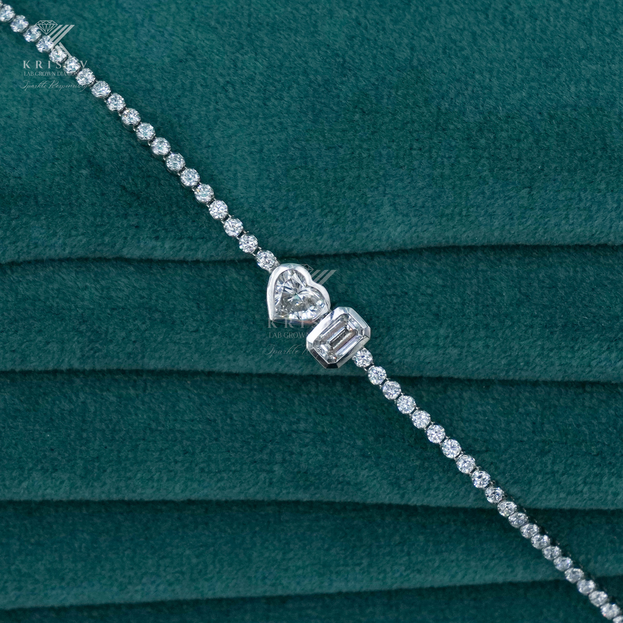Krishv Lab Grown Diamonds - Diamond Bracelets