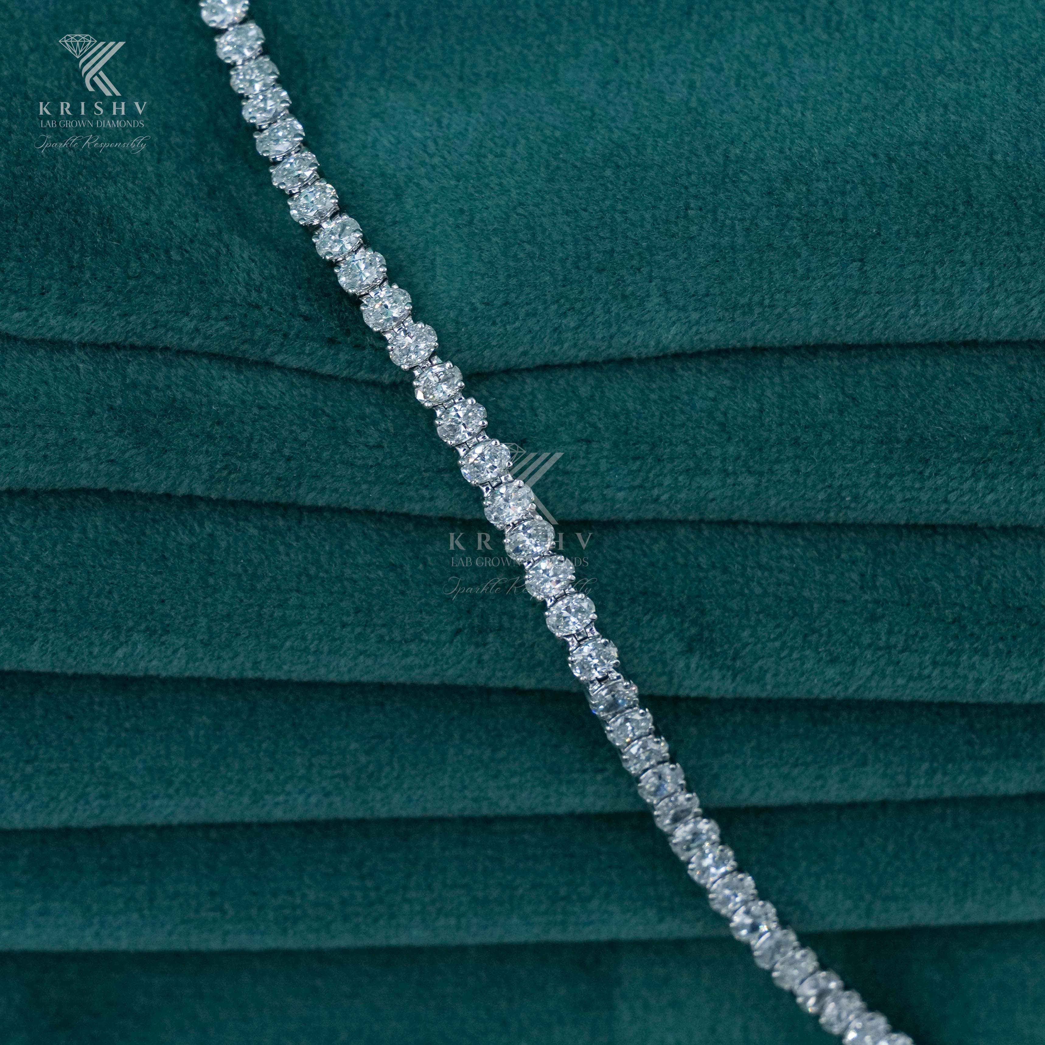Krishv Lab Grown Diamonds - Diamond Bracelets