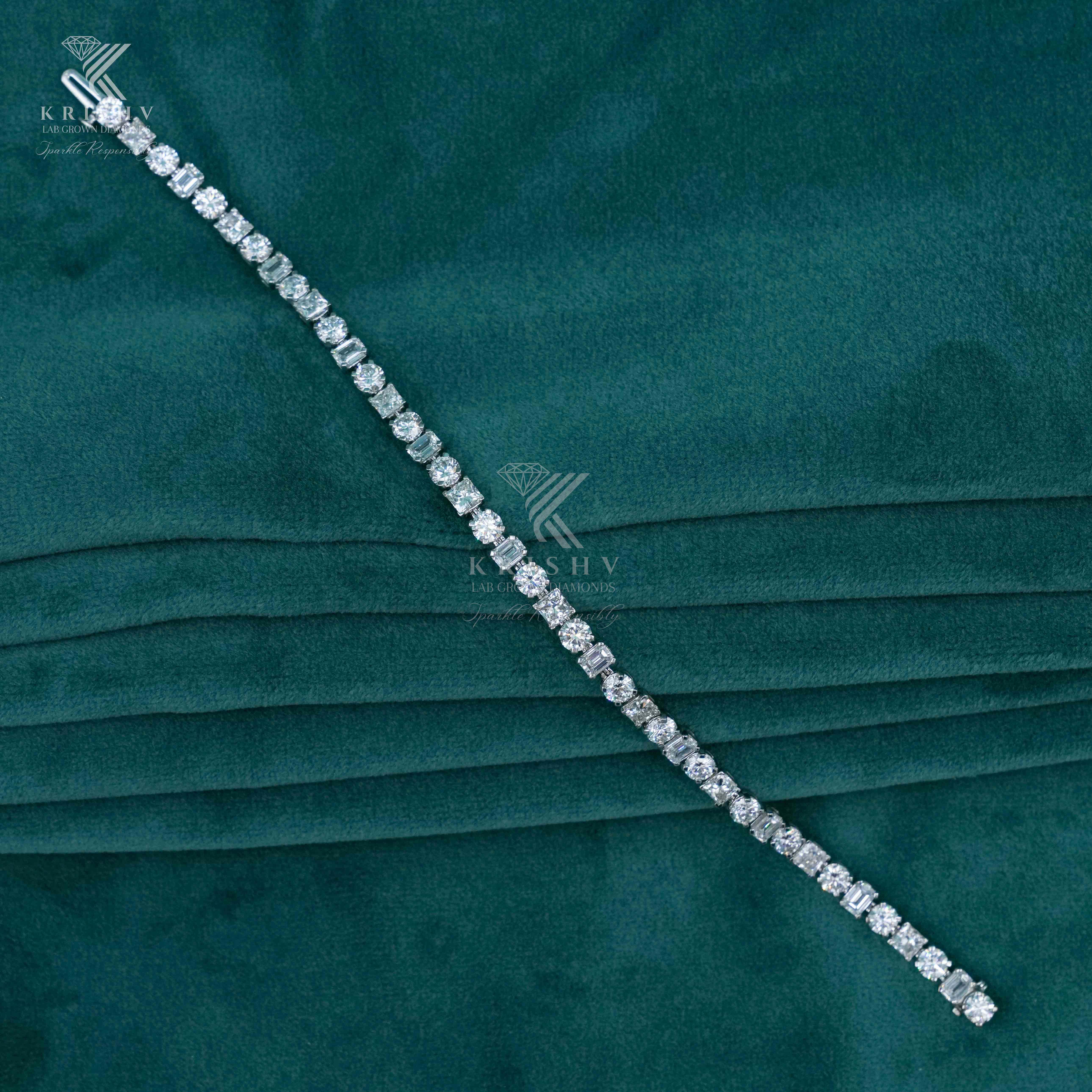 Krishv Lab Grown Diamonds - Diamond Bracelets