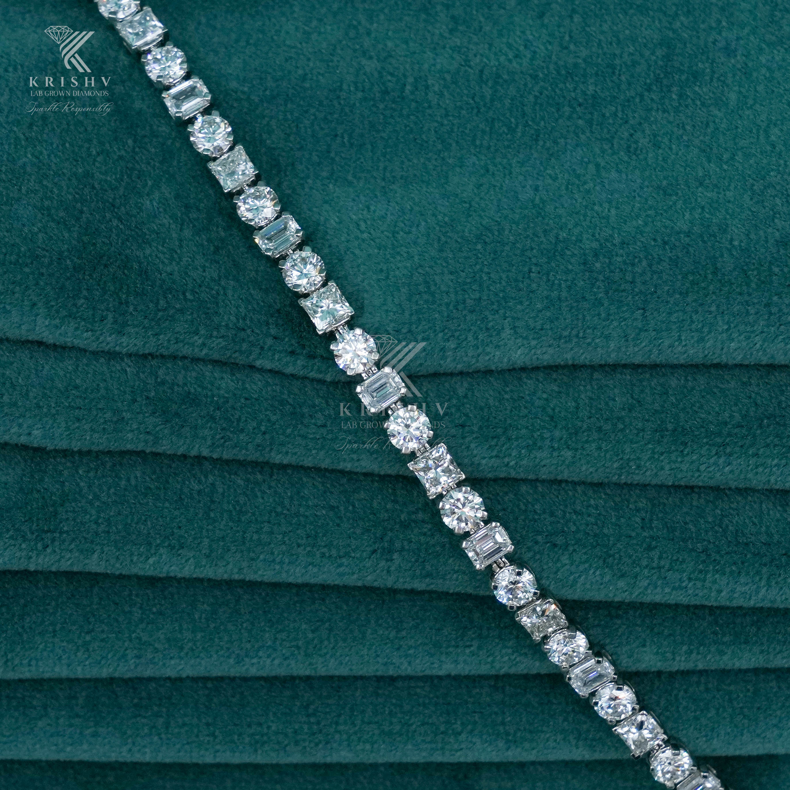 Krishv Lab Grown Diamonds - Diamond Bracelets