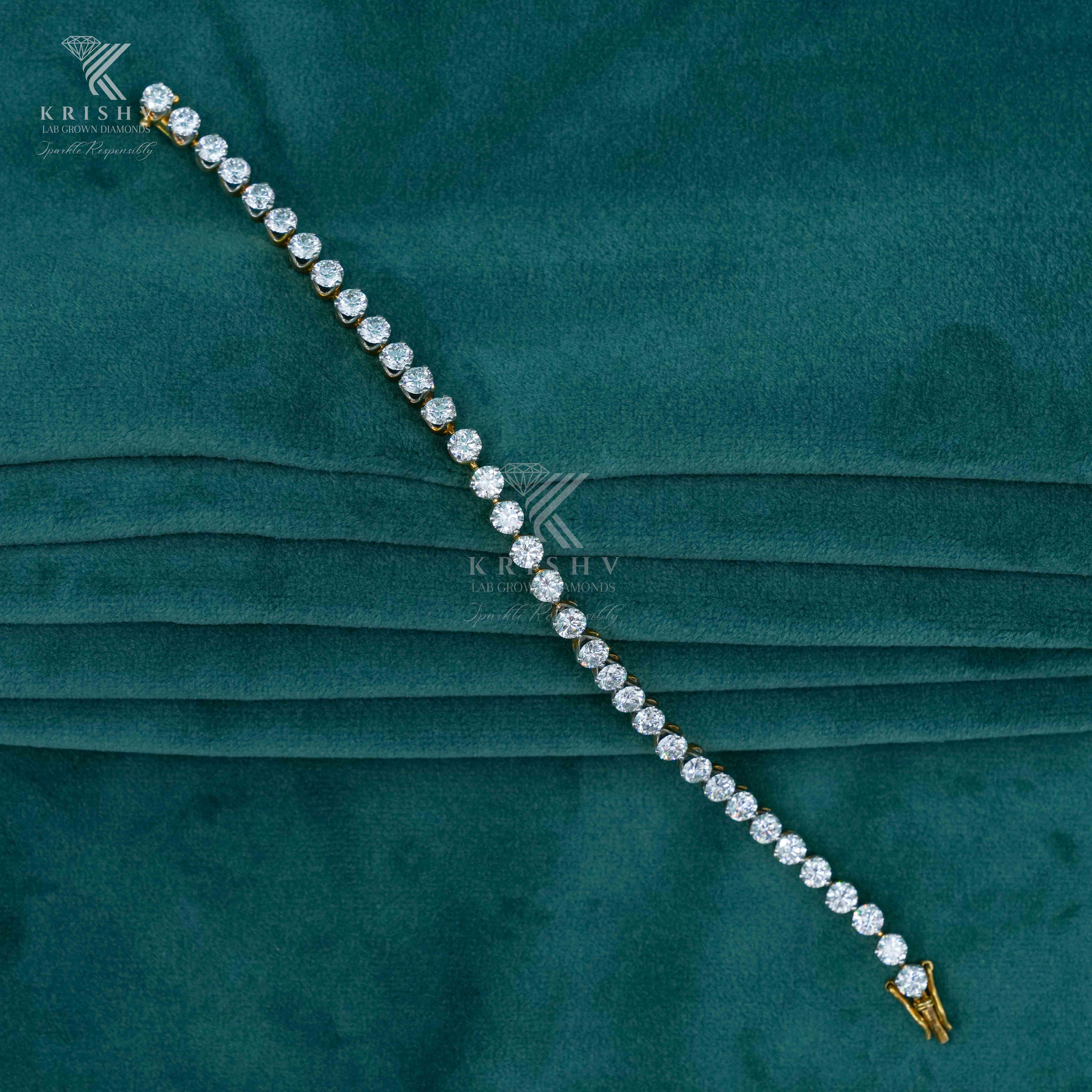 Krishv Lab Grown Diamonds - Diamond Bracelets