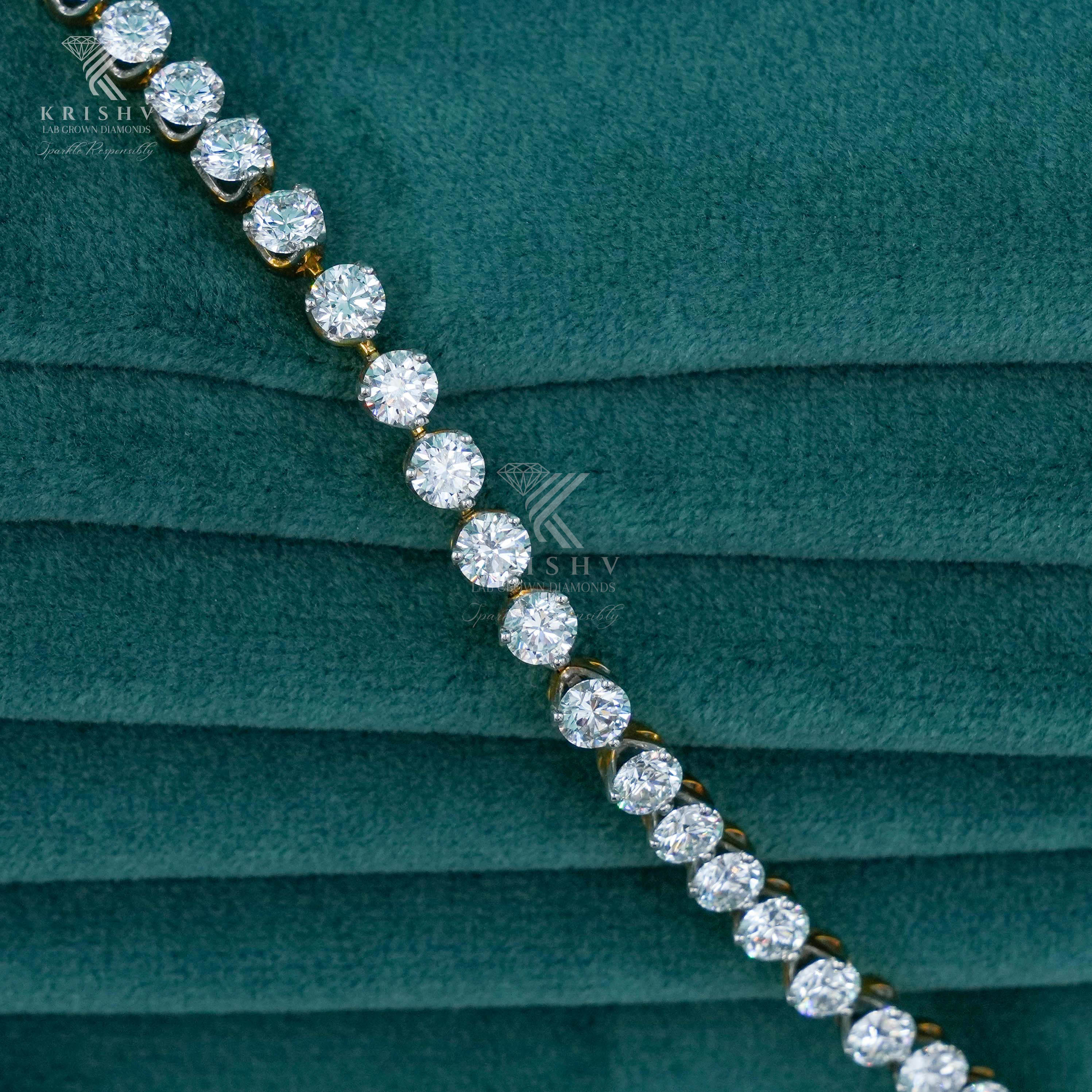 Krishv Lab Grown Diamonds - Diamond Bracelets