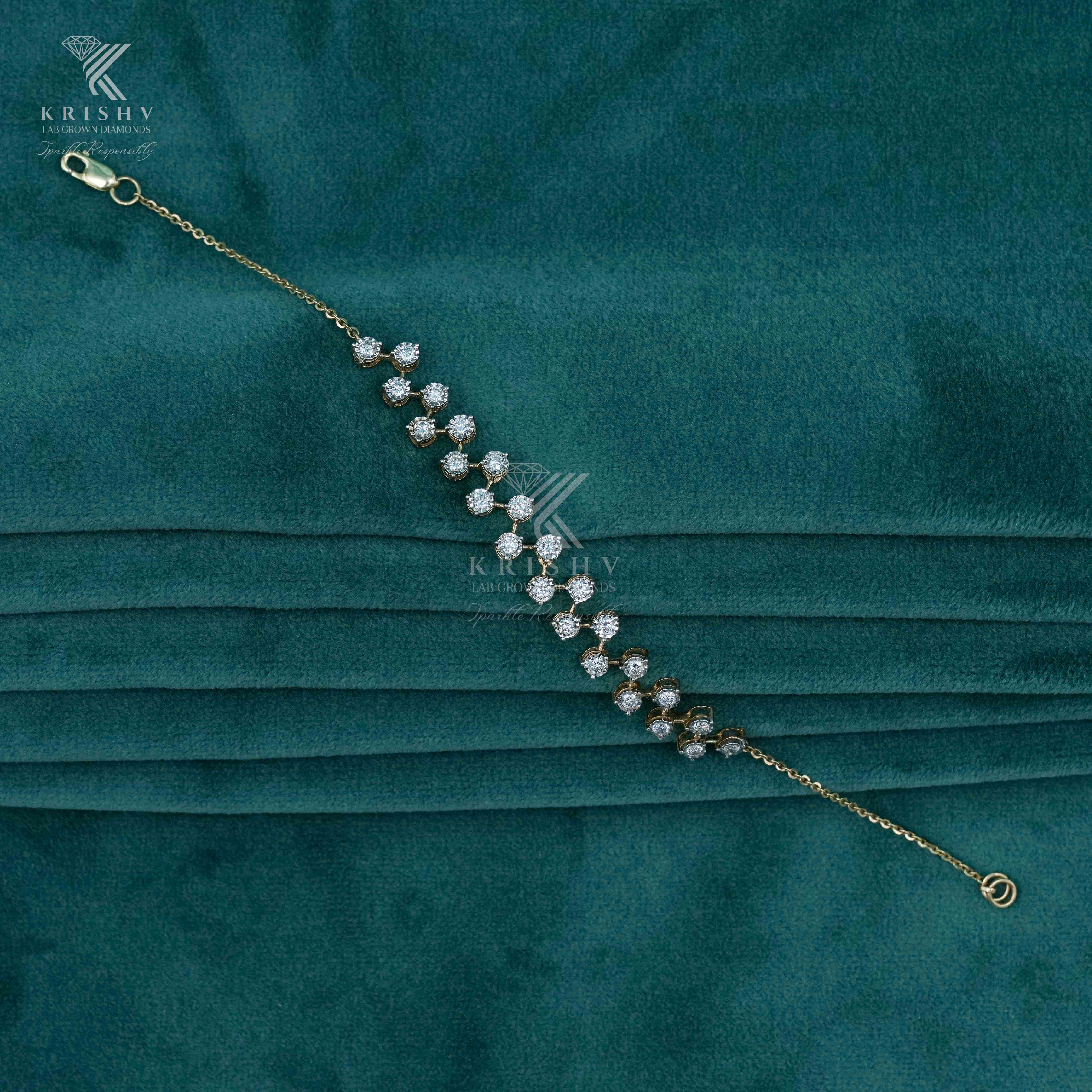 Krishv Lab Grown Diamonds - Diamond Bracelets