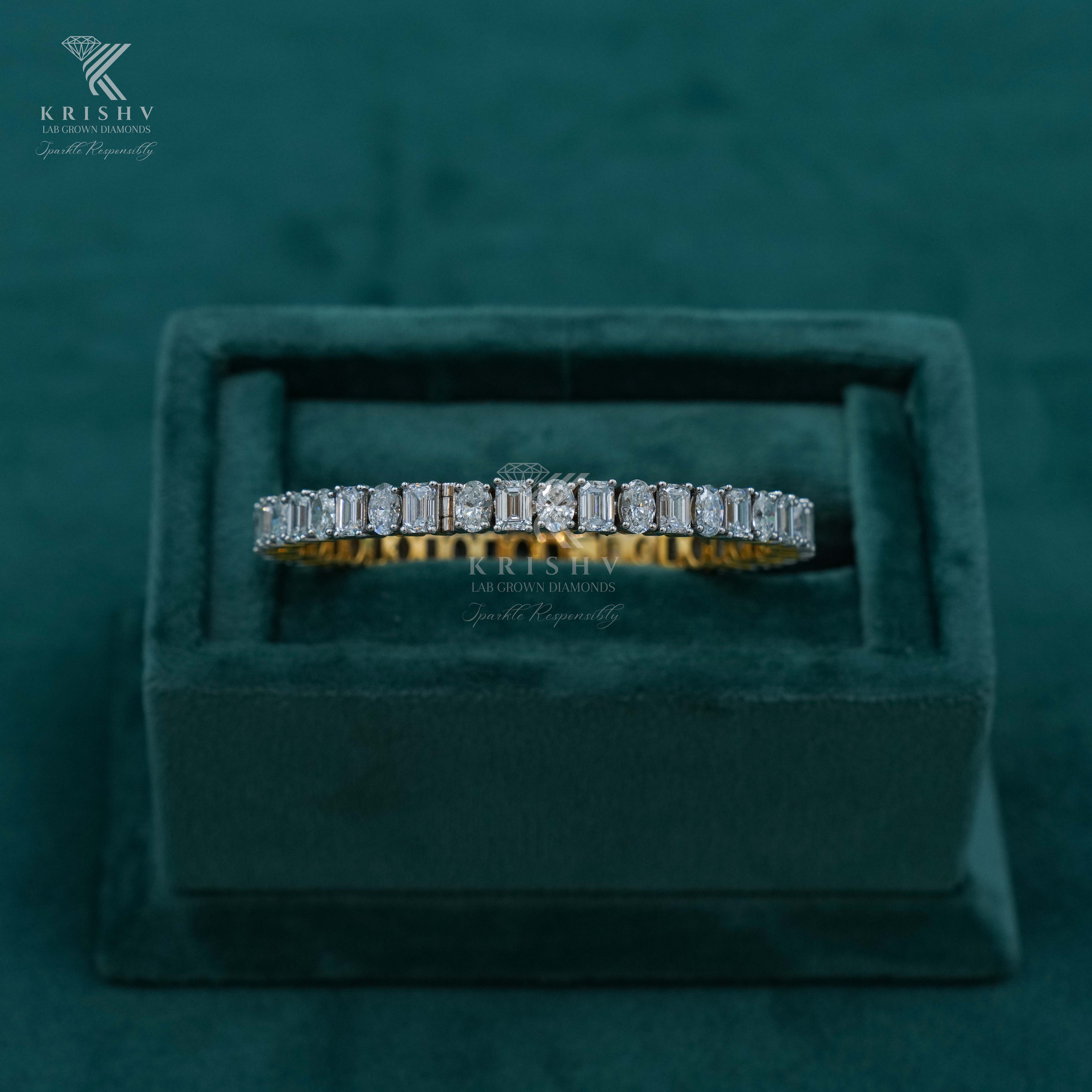 Krishv Lab Grown Diamonds - Diamond Bracelets