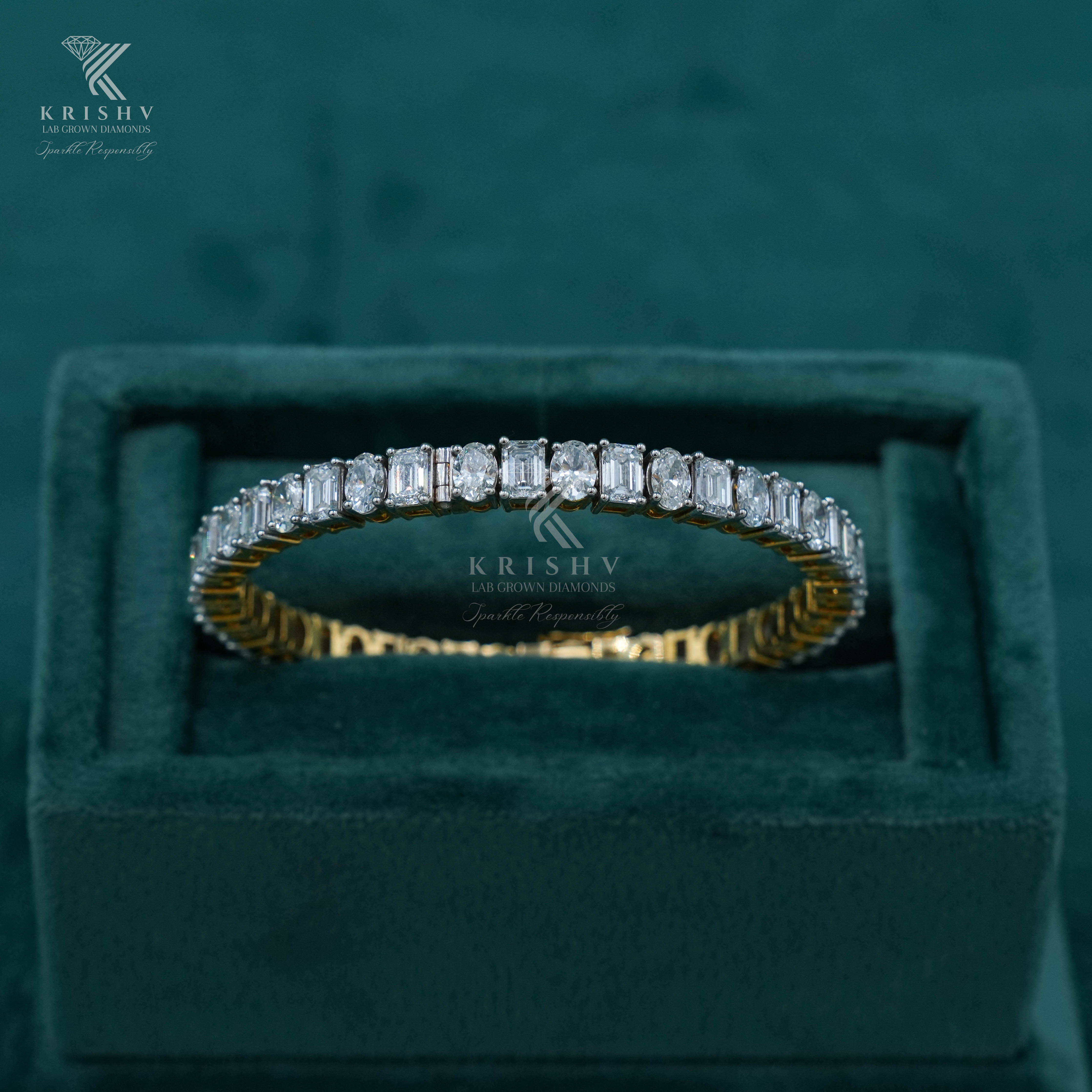 Krishv Lab Grown Diamonds - Diamond Bracelets