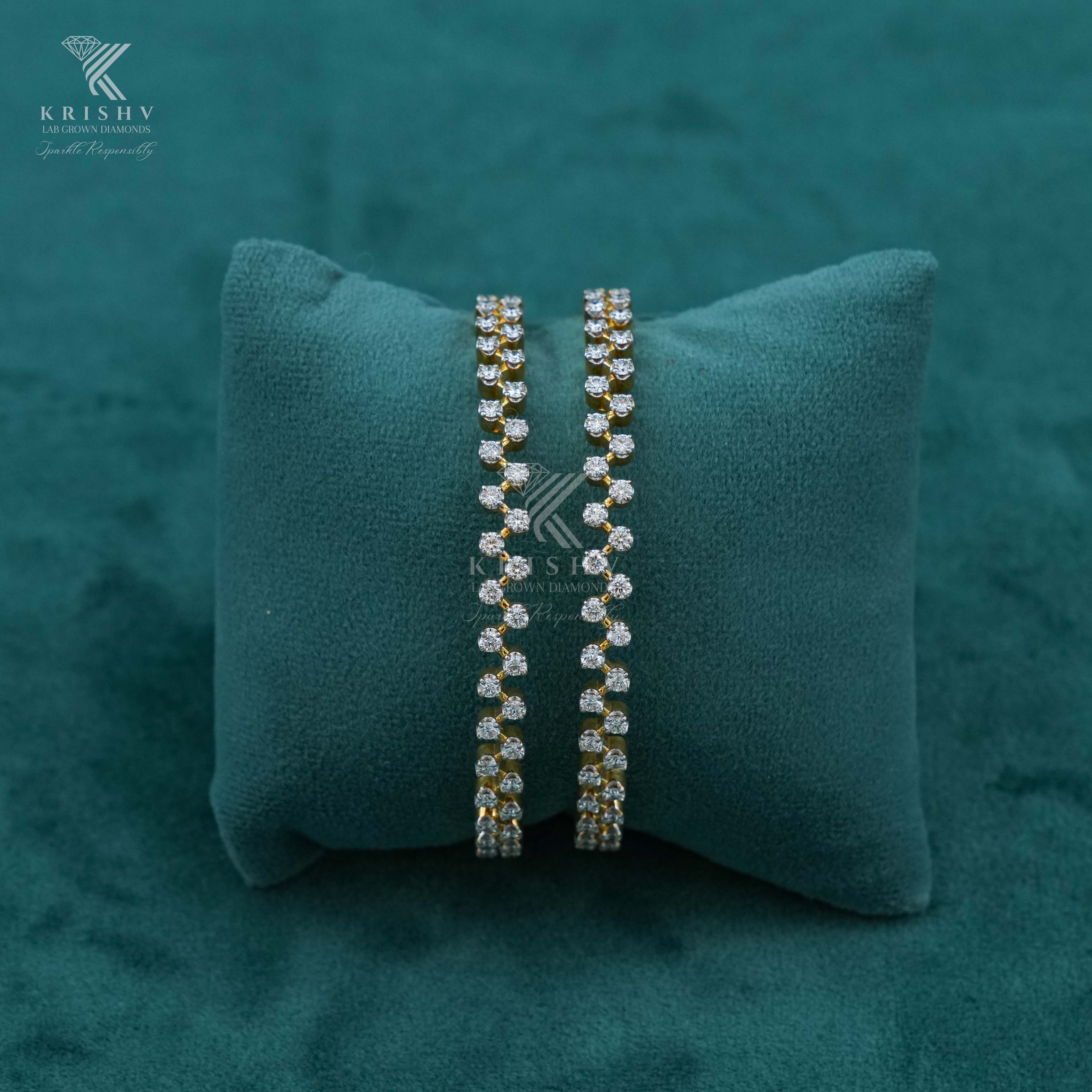 Krishv Lab Grown Diamonds - Diamond Bangles