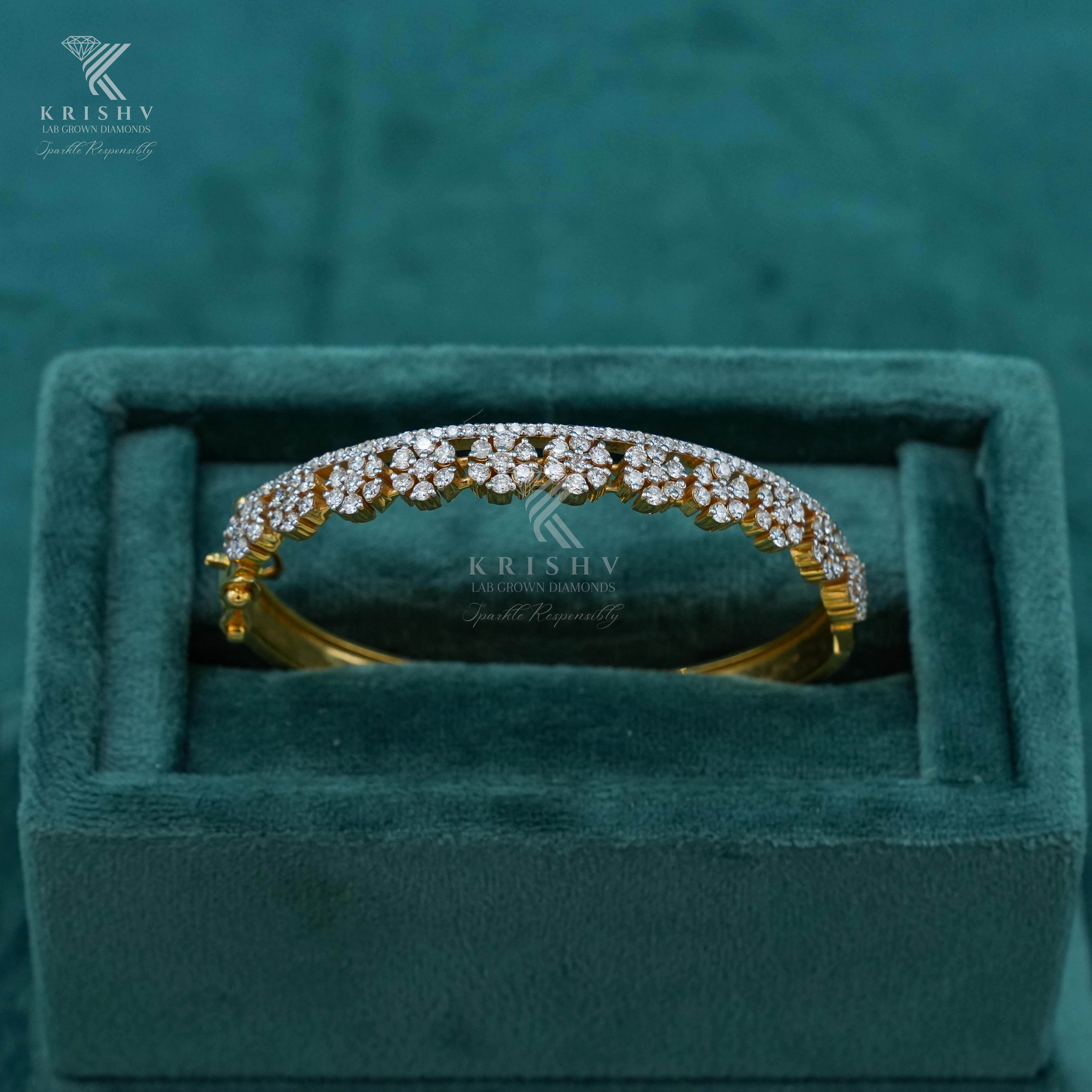 Krishv Lab Grown Diamonds - Silver Diamond Bracelets