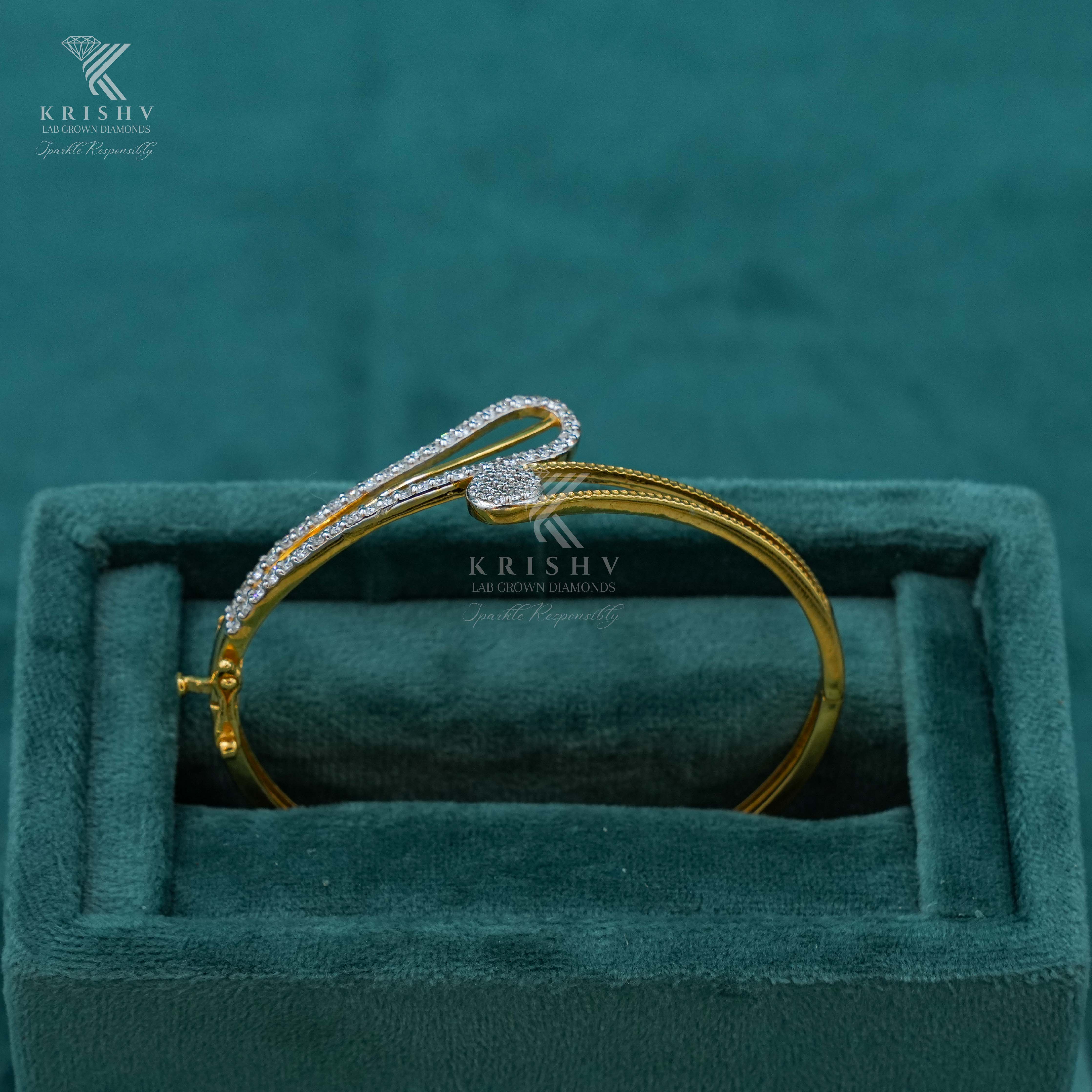 Krishv Lab Grown Diamonds - Silver Diamond Bracelets