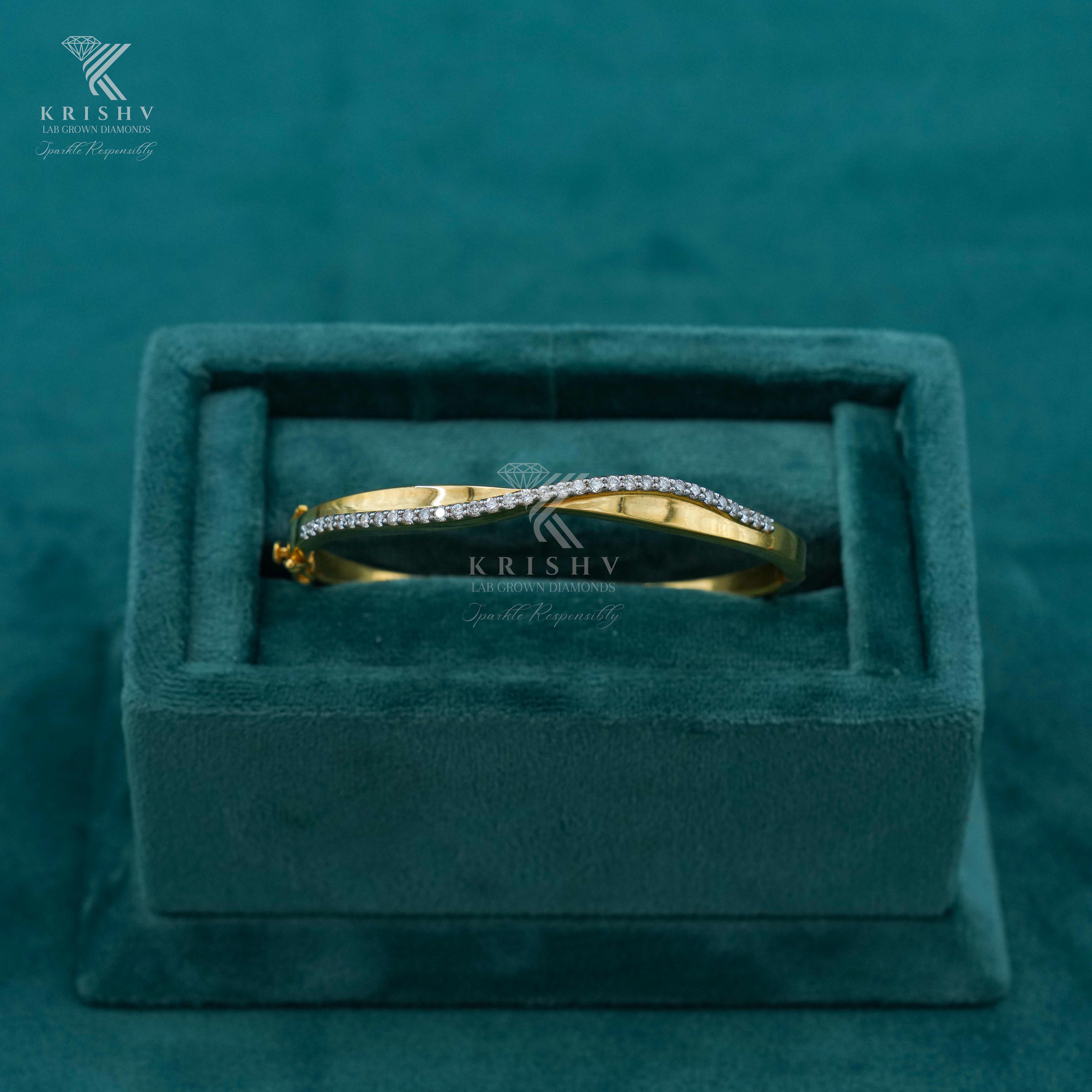 Krishv Lab Grown Diamonds - Silver Diamond Bracelets