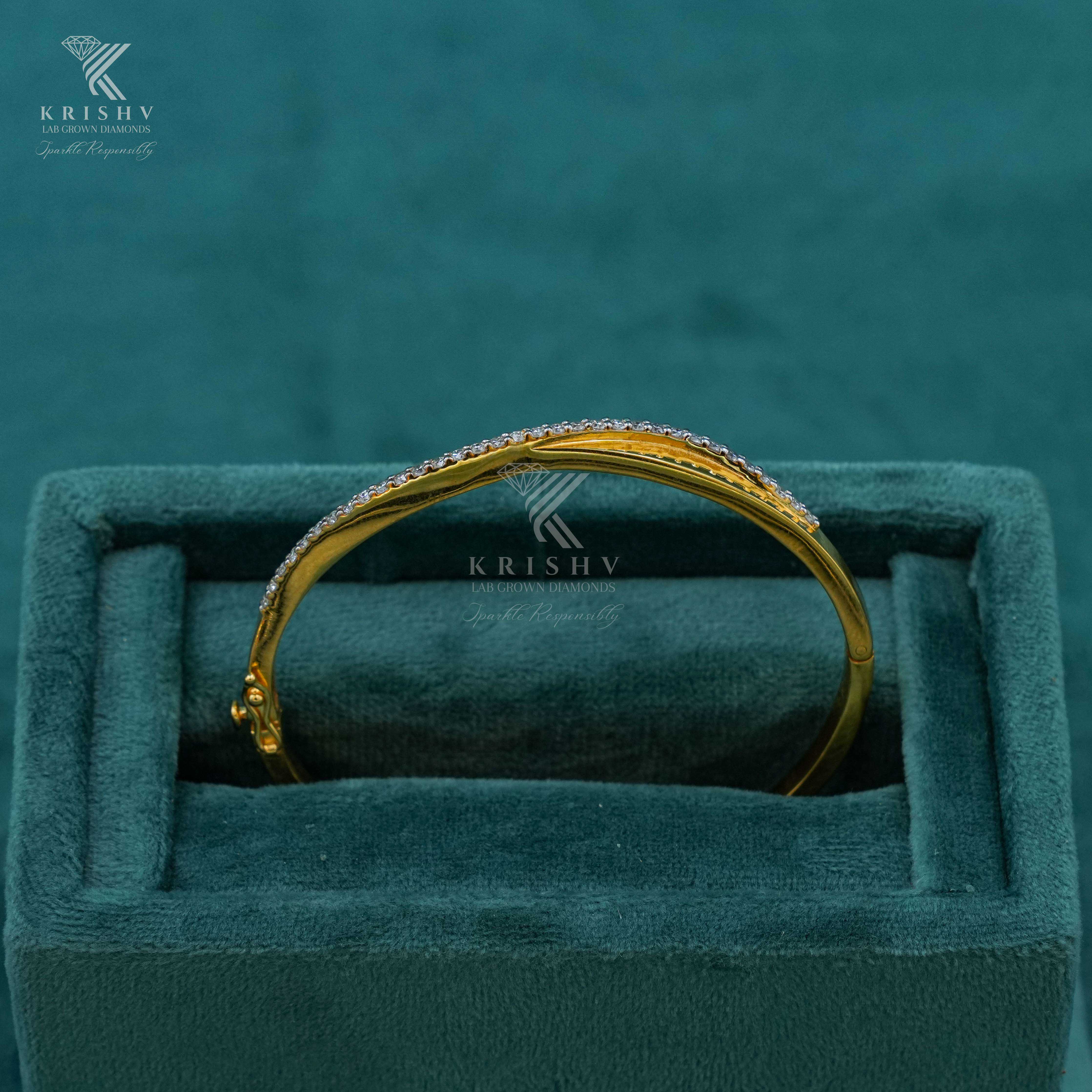 Krishv Lab Grown Diamonds - Silver Diamond Bracelets