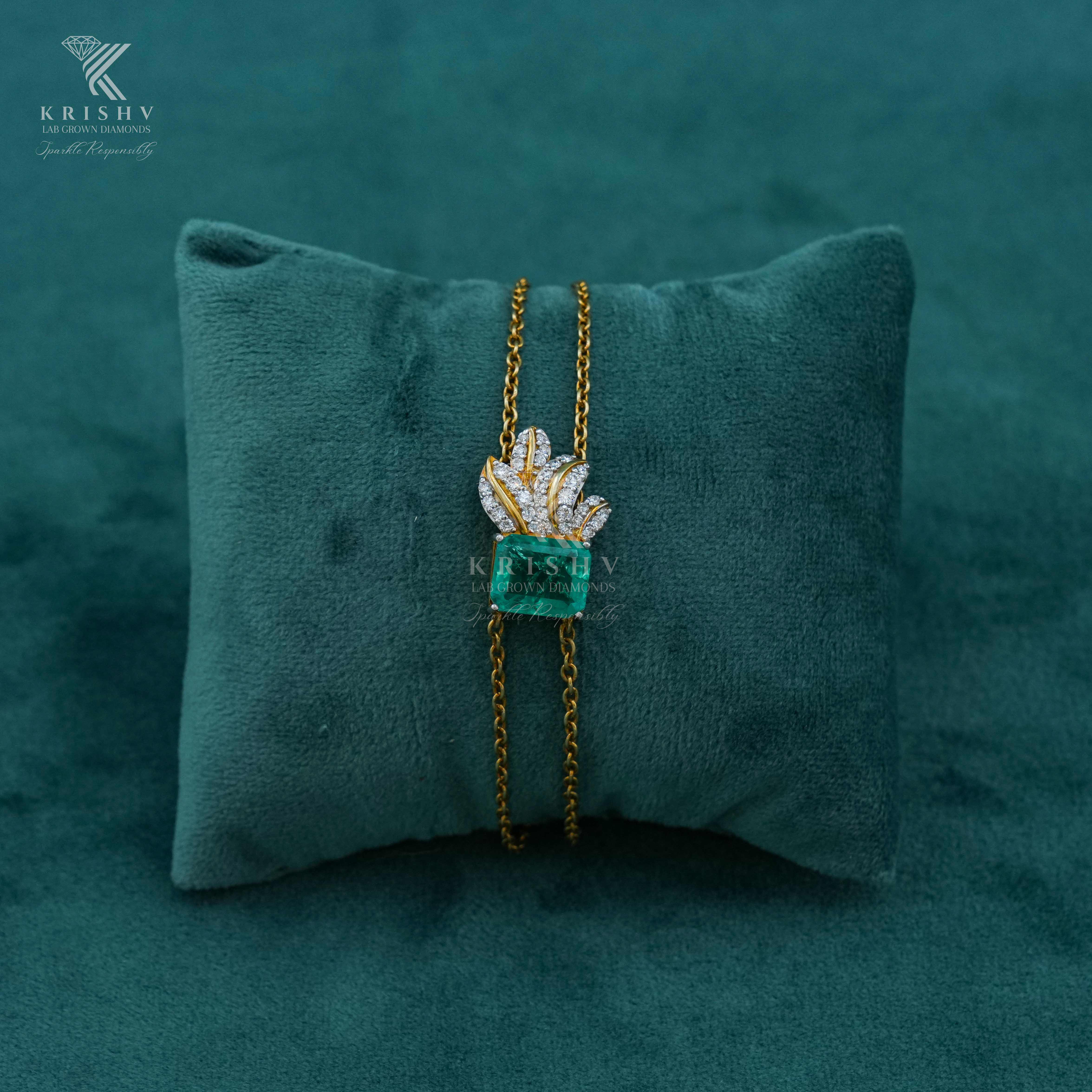 Krishv Lab Grown Diamonds - Silver Diamond Bracelets