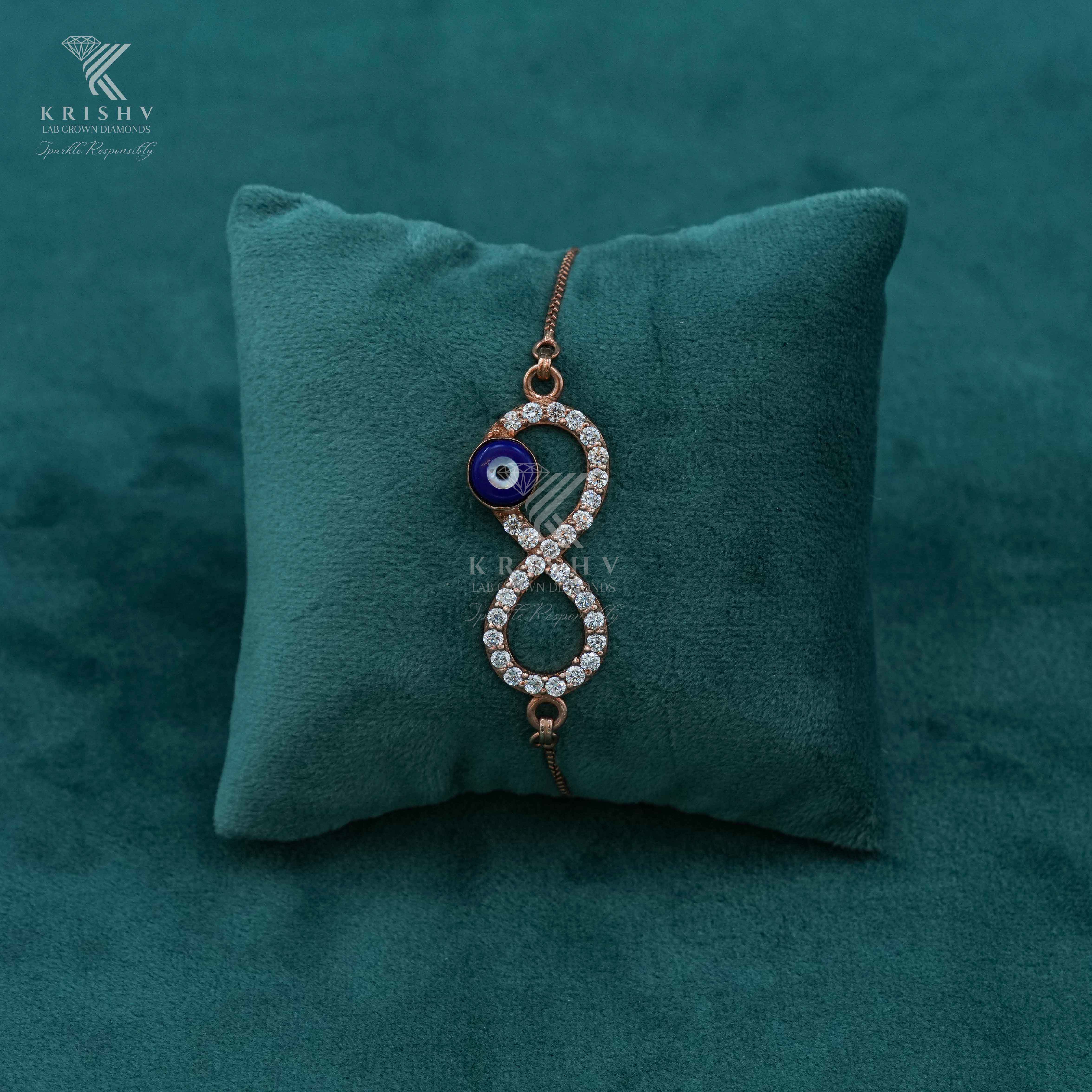 Krishv Lab Grown Diamonds - Silver Diamond Bracelets