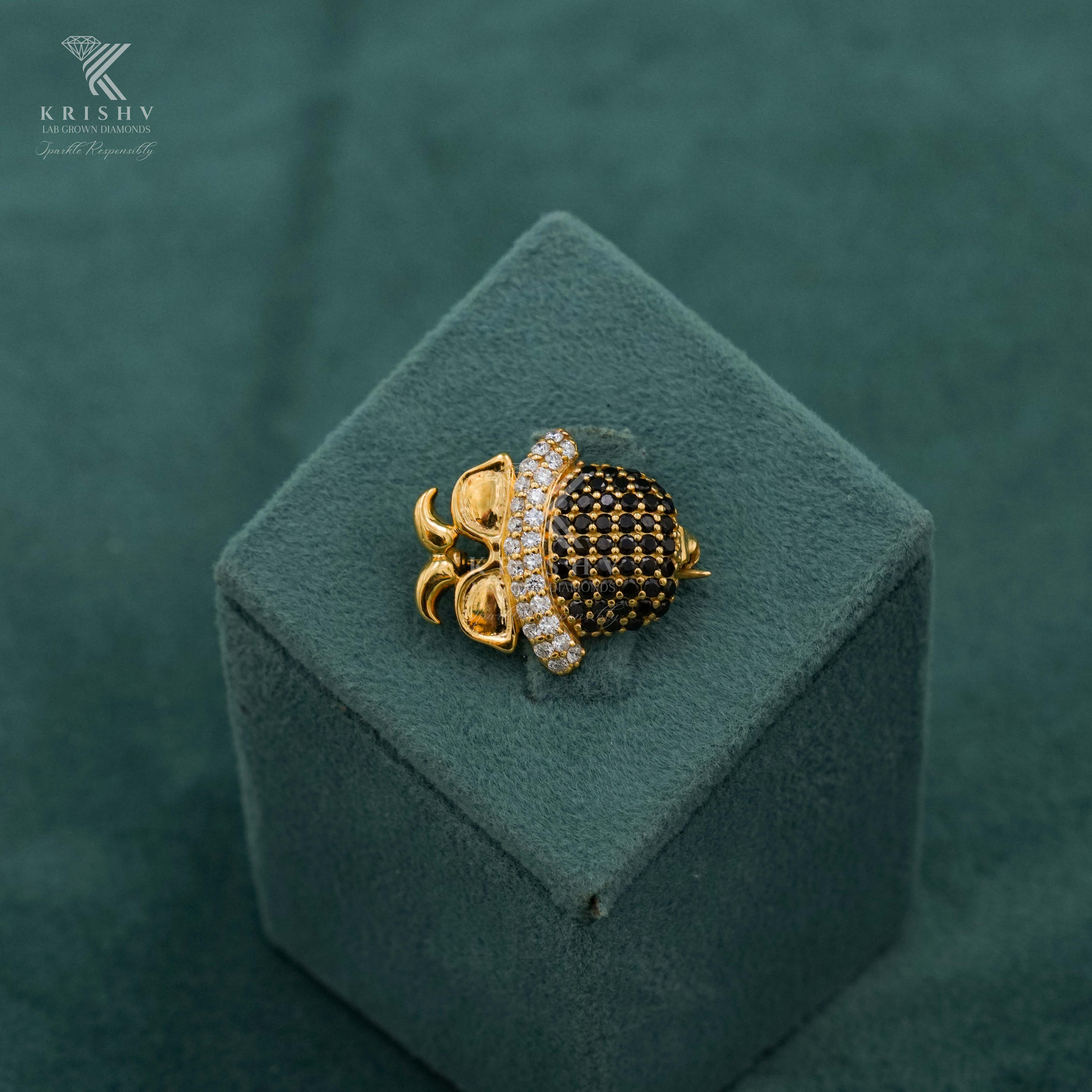 Krishv Lab Grown Diamonds - Silver Diamond Brooches