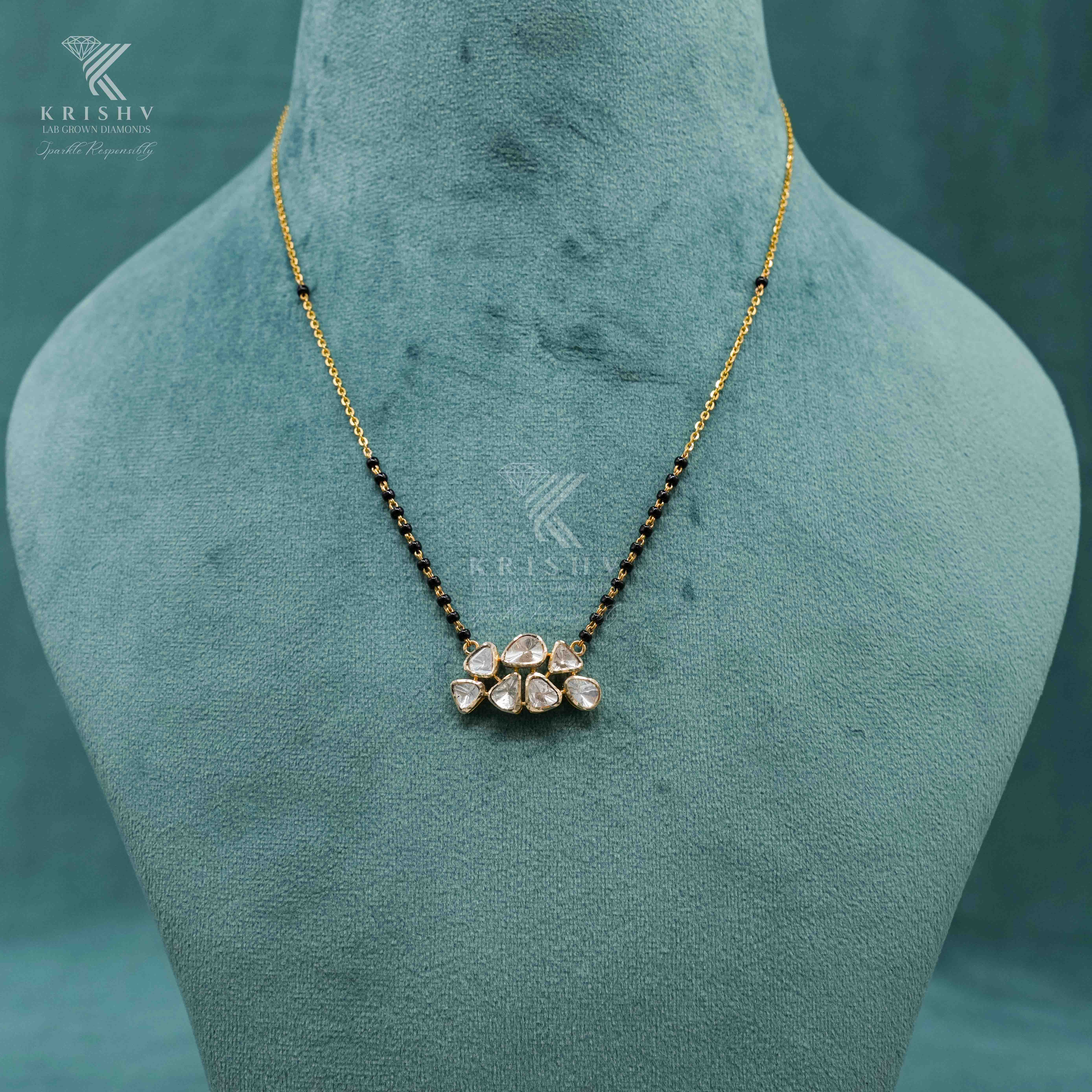 Krishv Lab Grown Diamonds - PolkI Chain Pendent