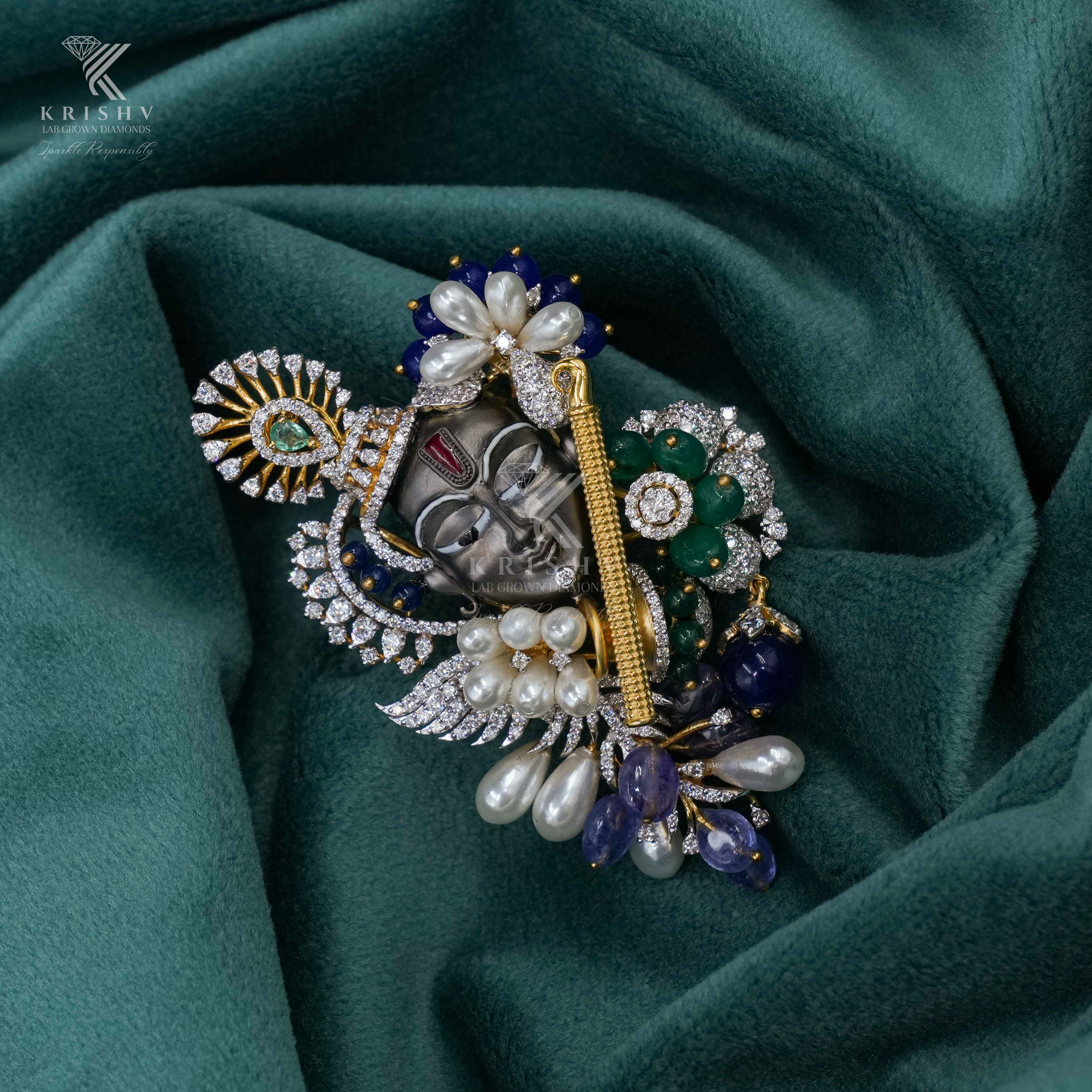 Krishv Lab Grown Diamonds - Diamond Brooches