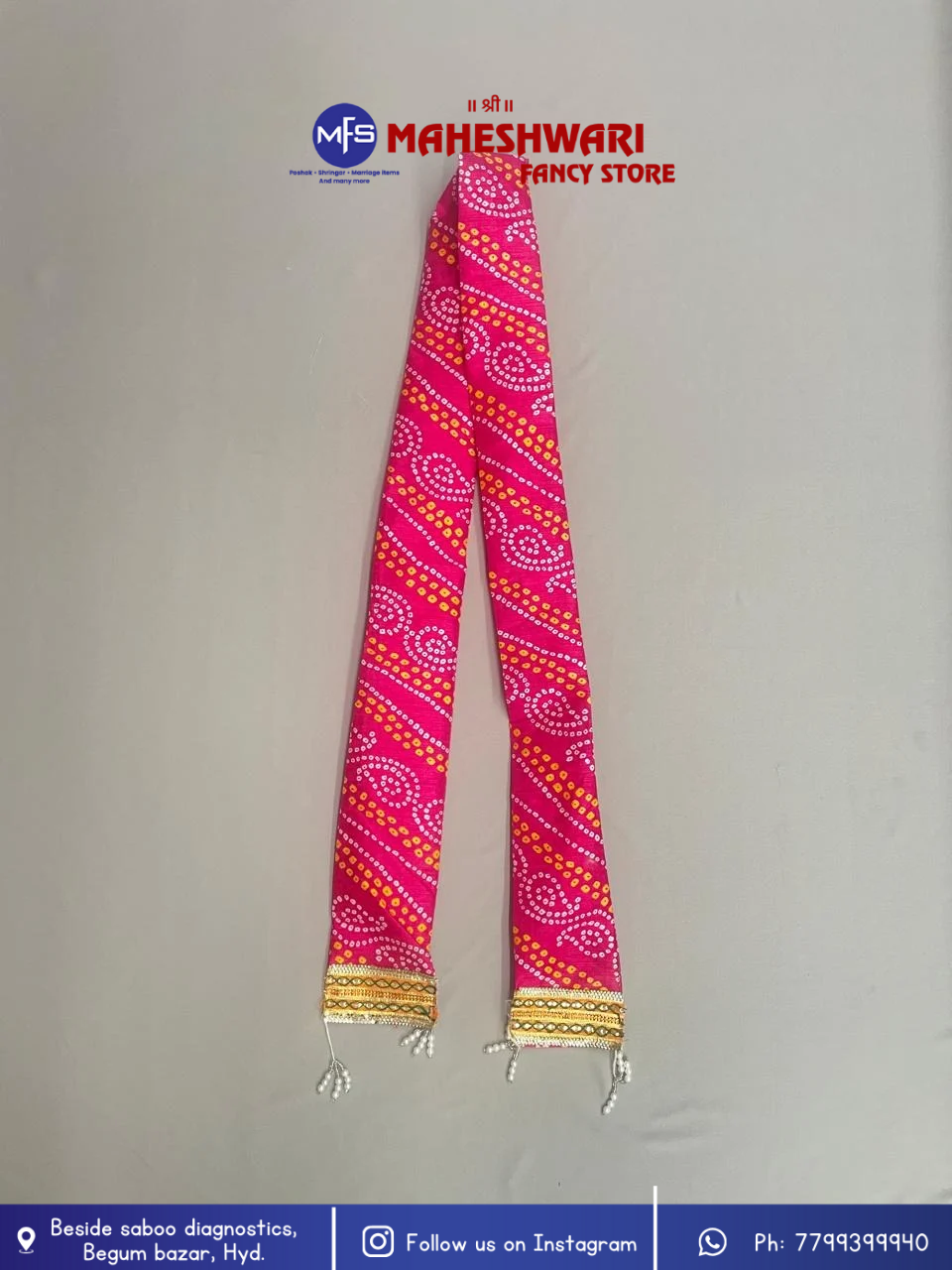 Pink Chunri Swagat Duppata