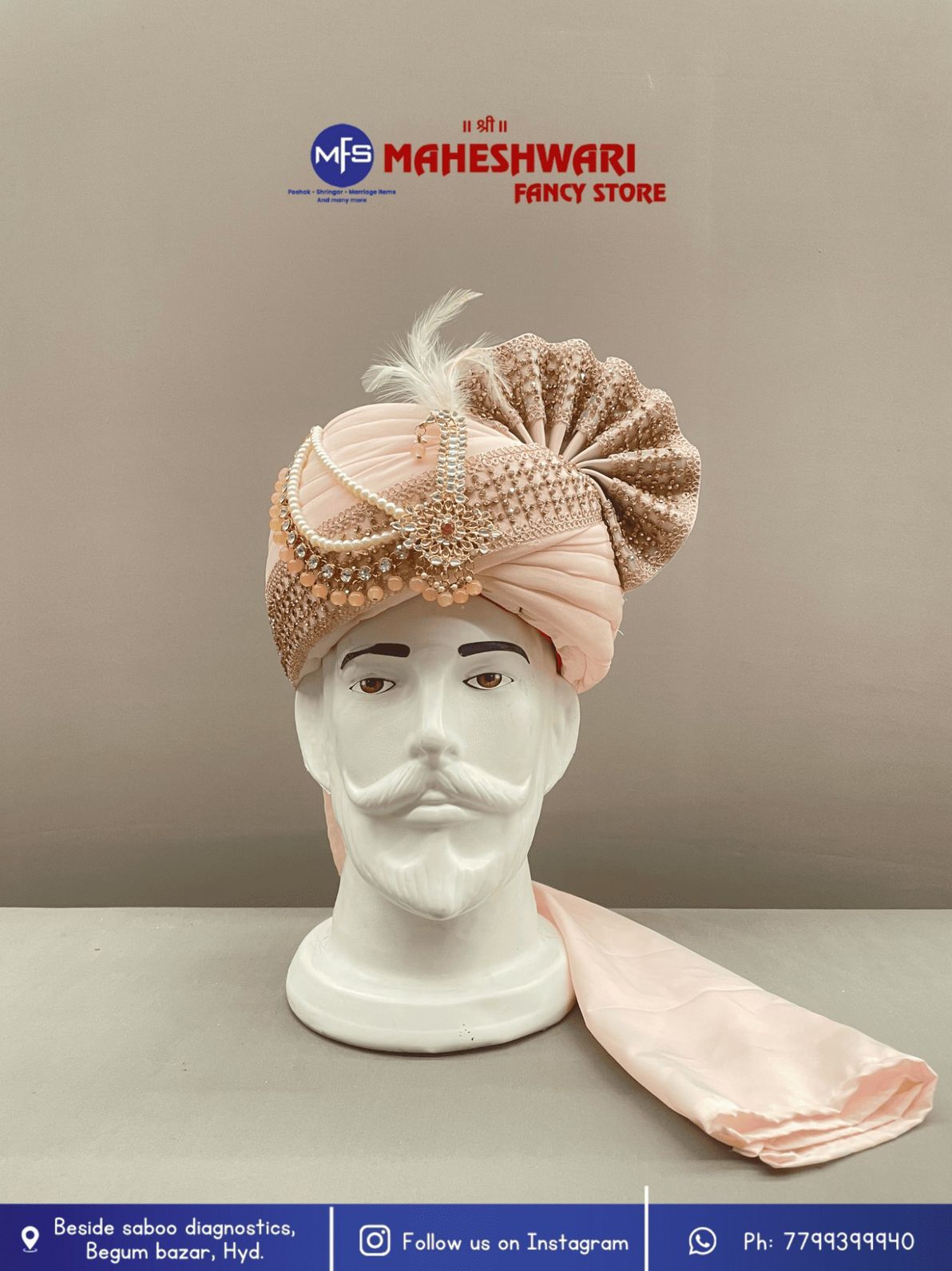 MFS Wedding Essentials - Fancy   Dulha Pagdi