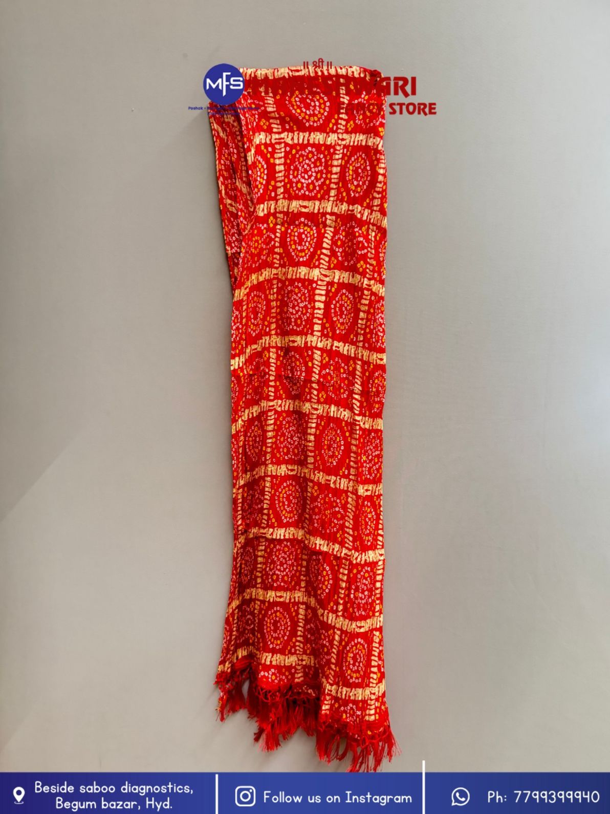 Red Chunri Swagat Duppata