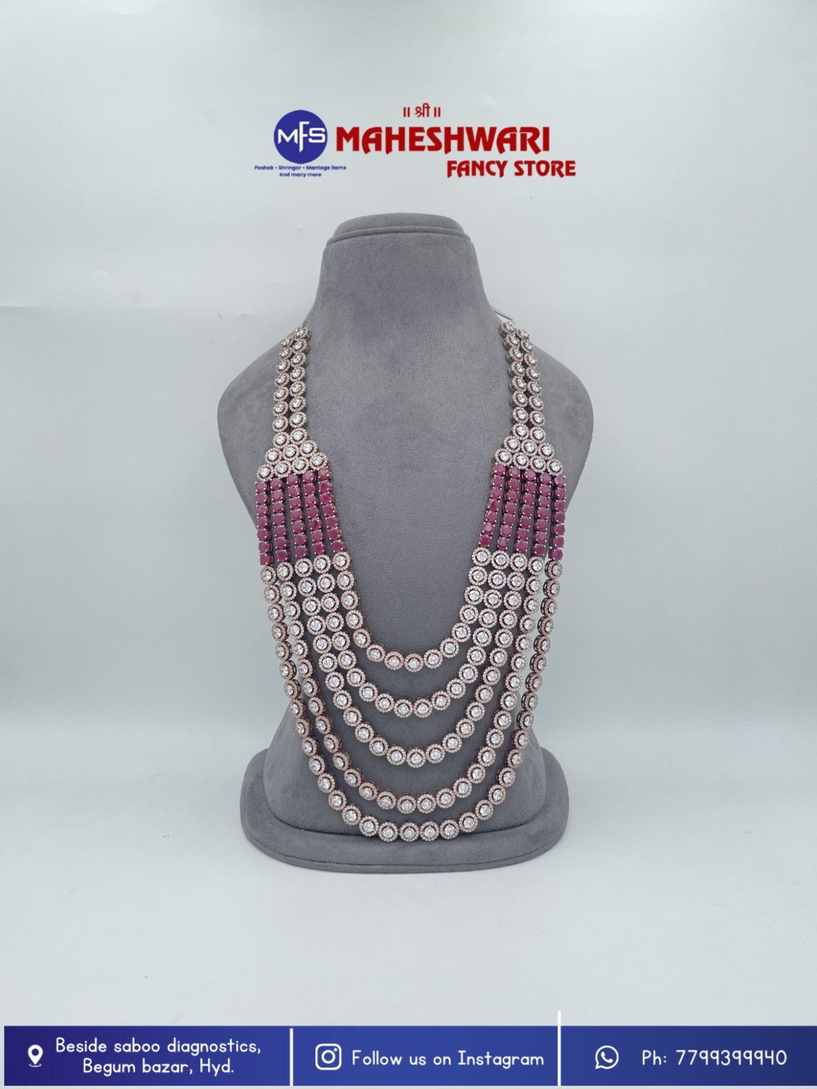 MFS Wedding Essentials - CZ Stone Dulha Mala