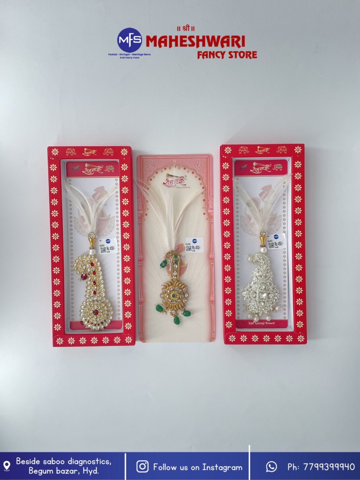 Fancy Moti and Stone Kilangi