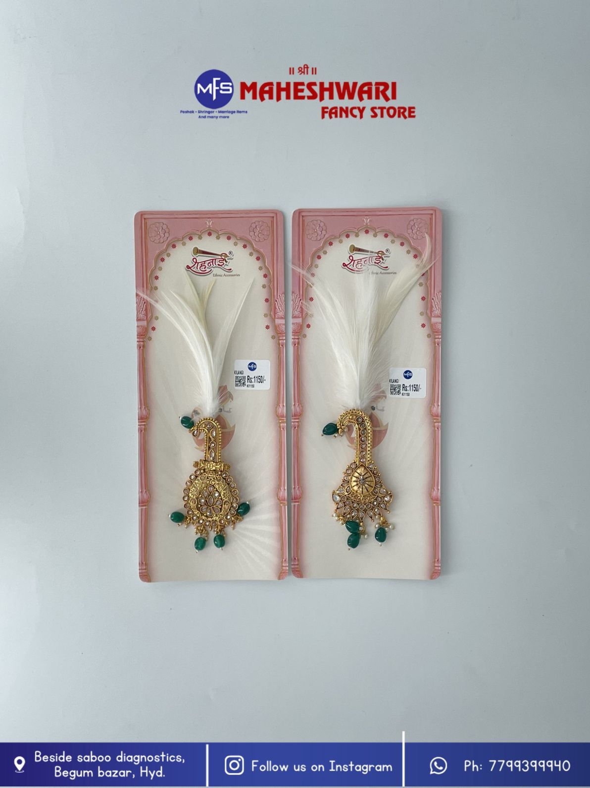 Traditional Green Moti Kilangi