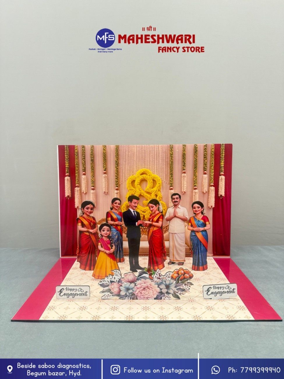 Engagement Decorative Dolls Set