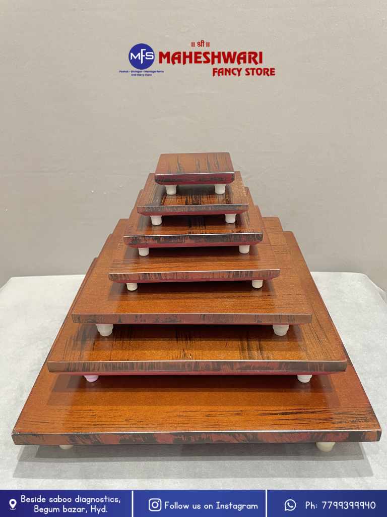 Maheshwari Fancy Store - Wooden chowki