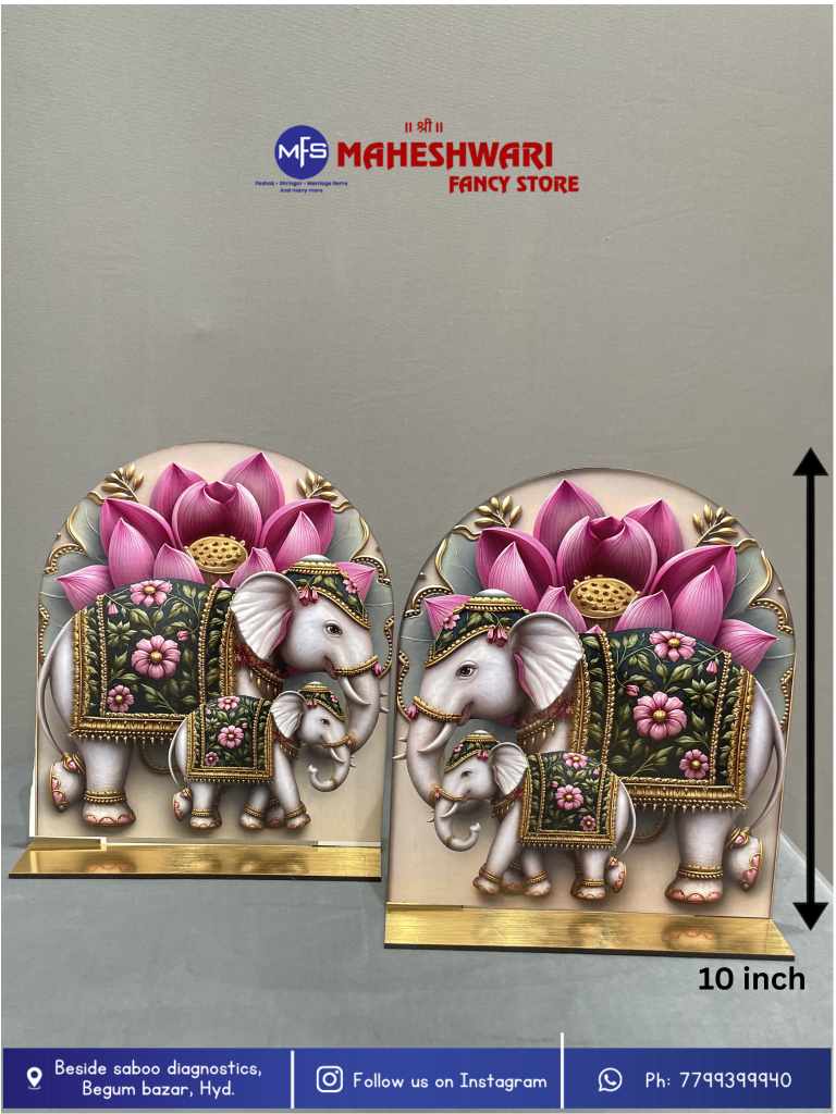 Lotus Elephant Cutout