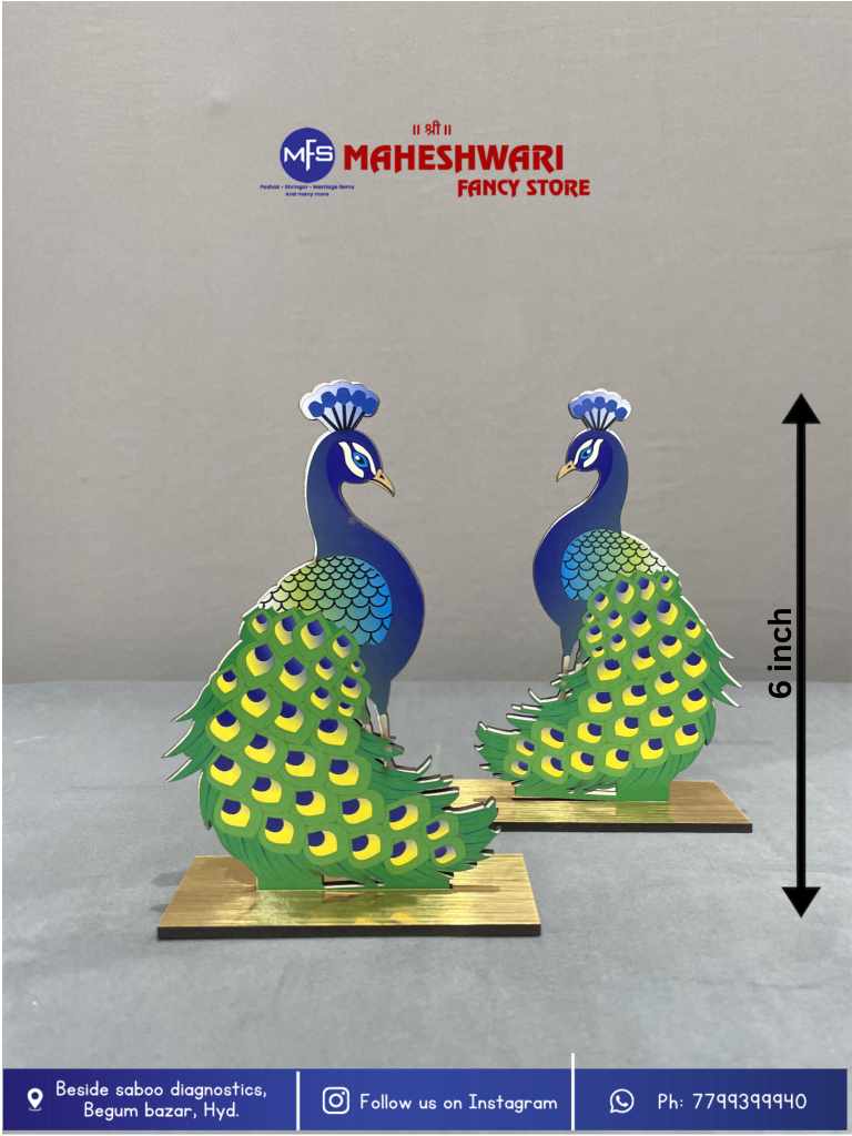 Maheshwari Fancy Store - Peacock Cutout