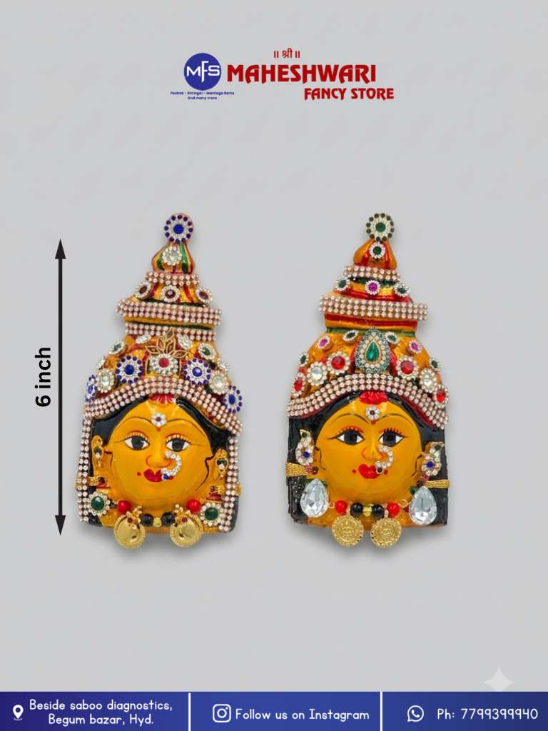 Varalakshmi Kundan Decoration Face