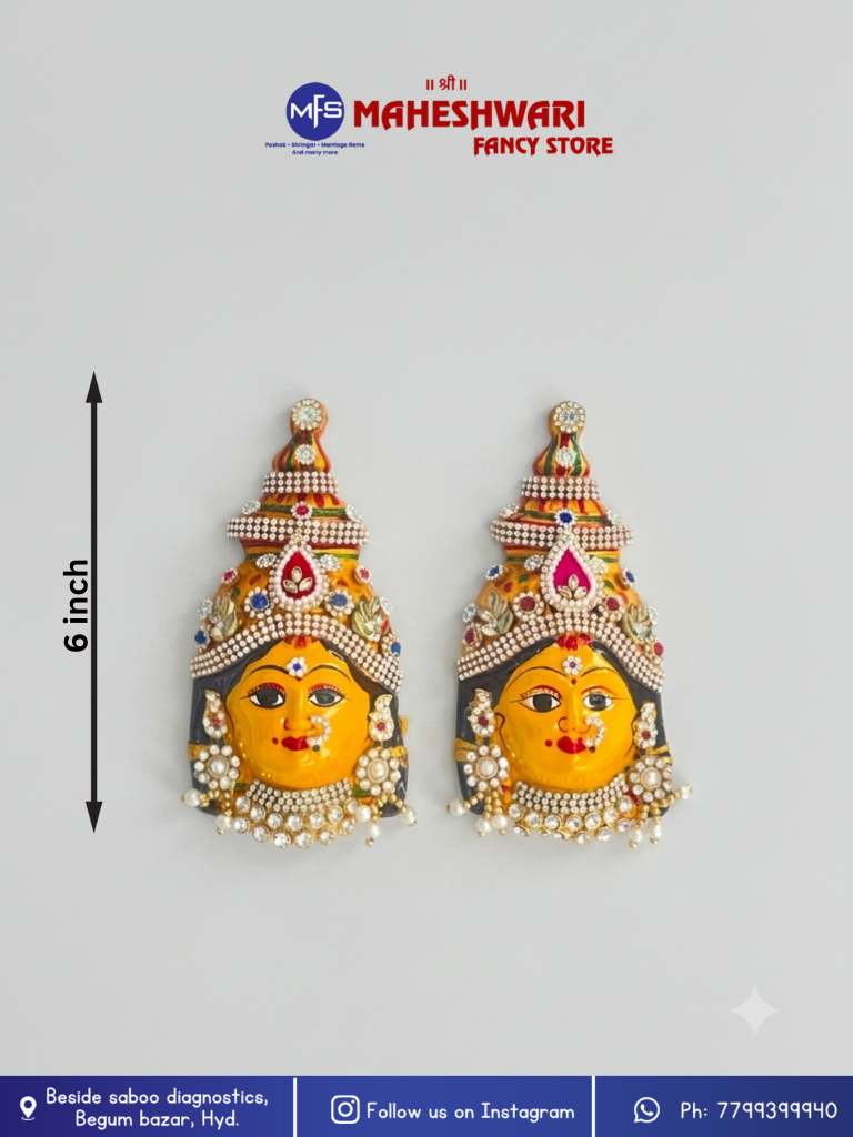 Varalakshmi Kundan Decoration Face
