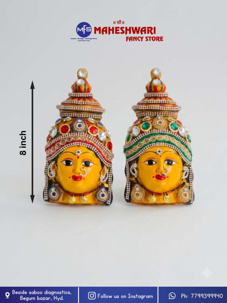 Varalakshmi Decoration Face