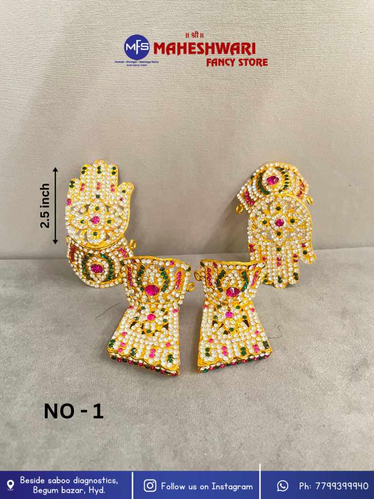 Maheshwari Fancy Store - Stone Studded Hands and Legs