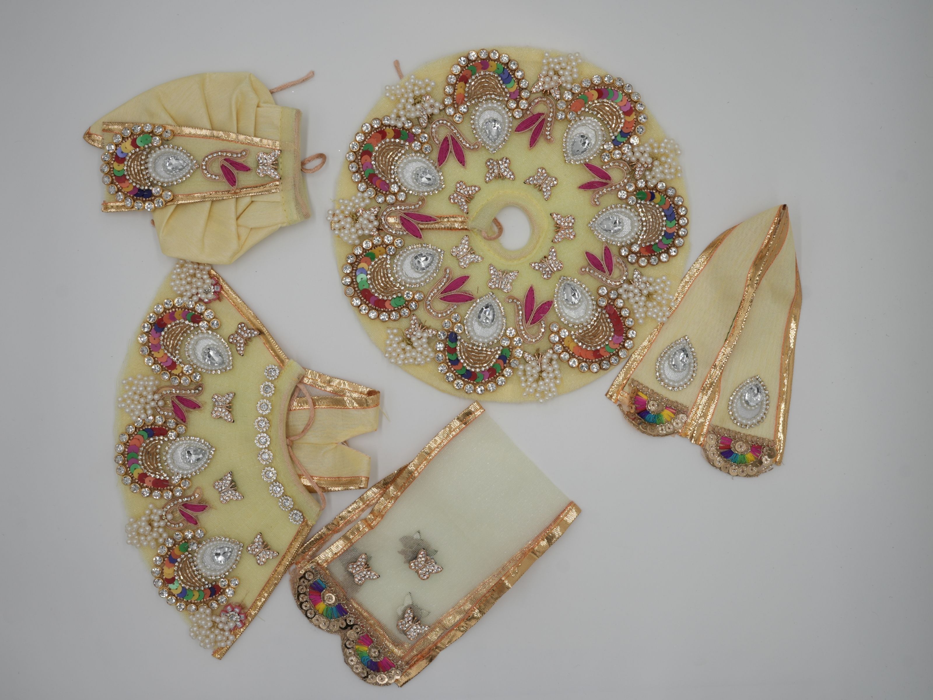 Radha Krishna Poshak or Couple Set