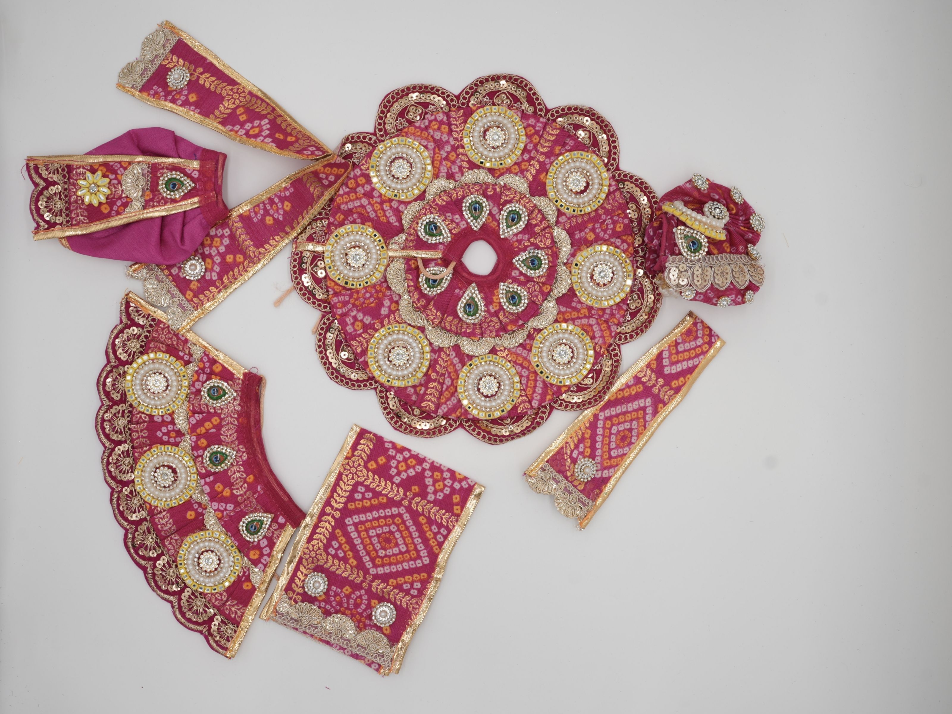 Radha Krishna Poshak or Couple Set
