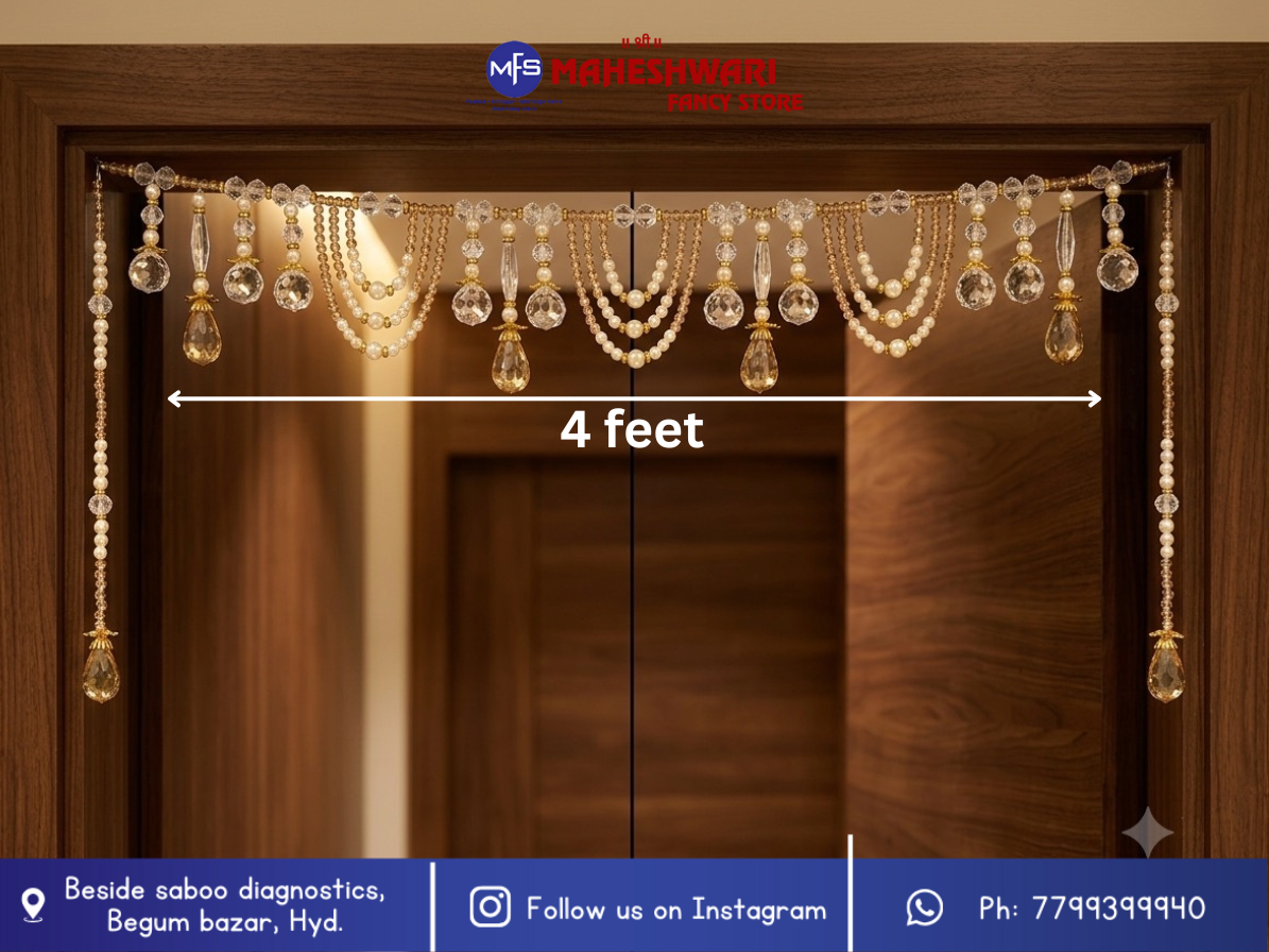 Fancy Glass Crystal Bandarwal