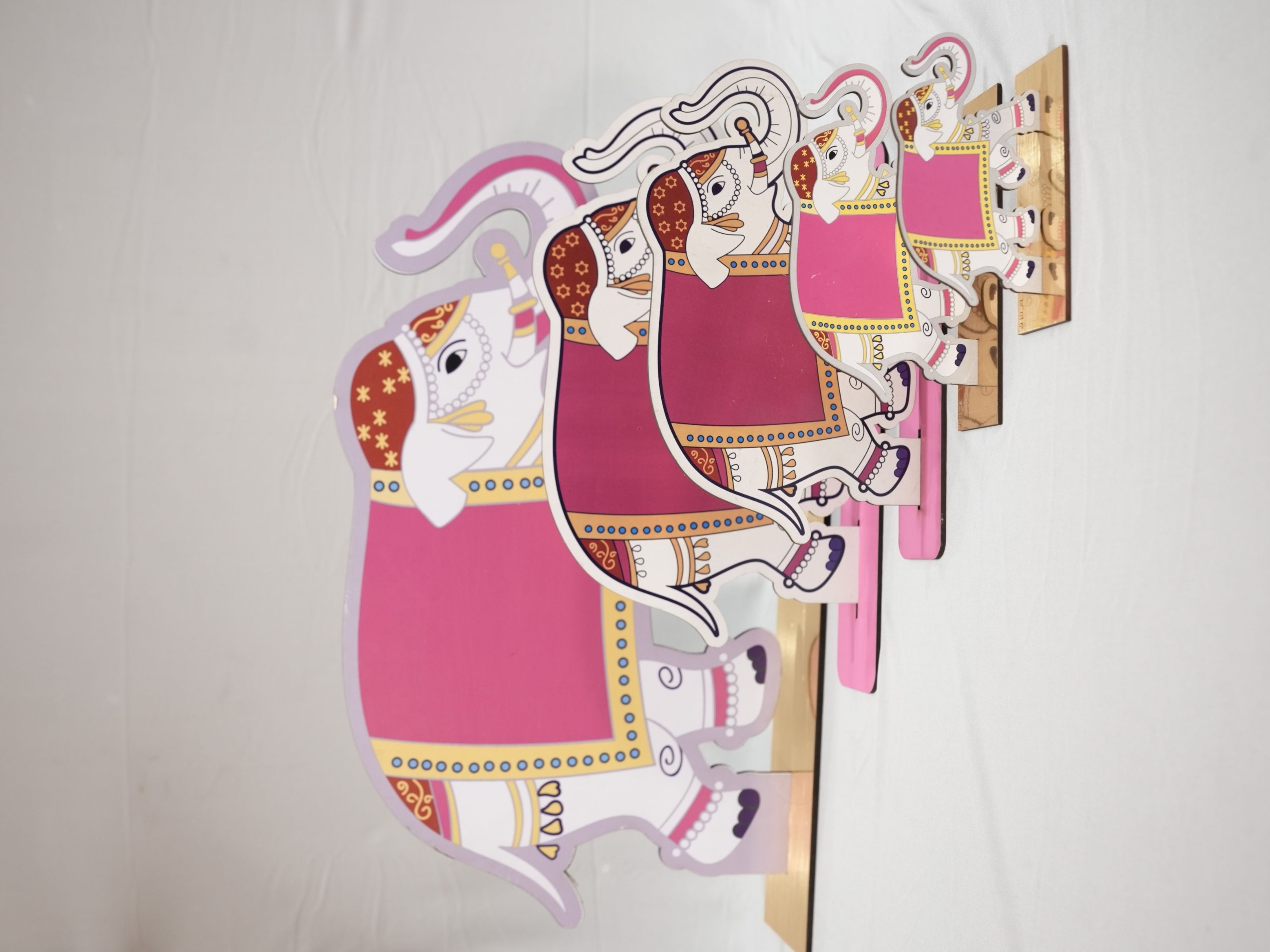 Elephant Cutouts White