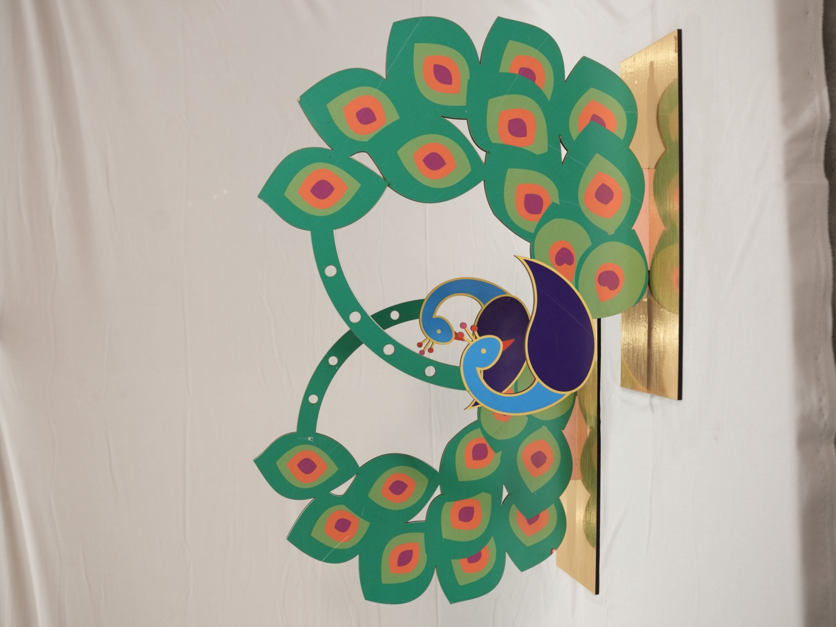 Maheshwari Fancy Store - Peacock Feather Cutout